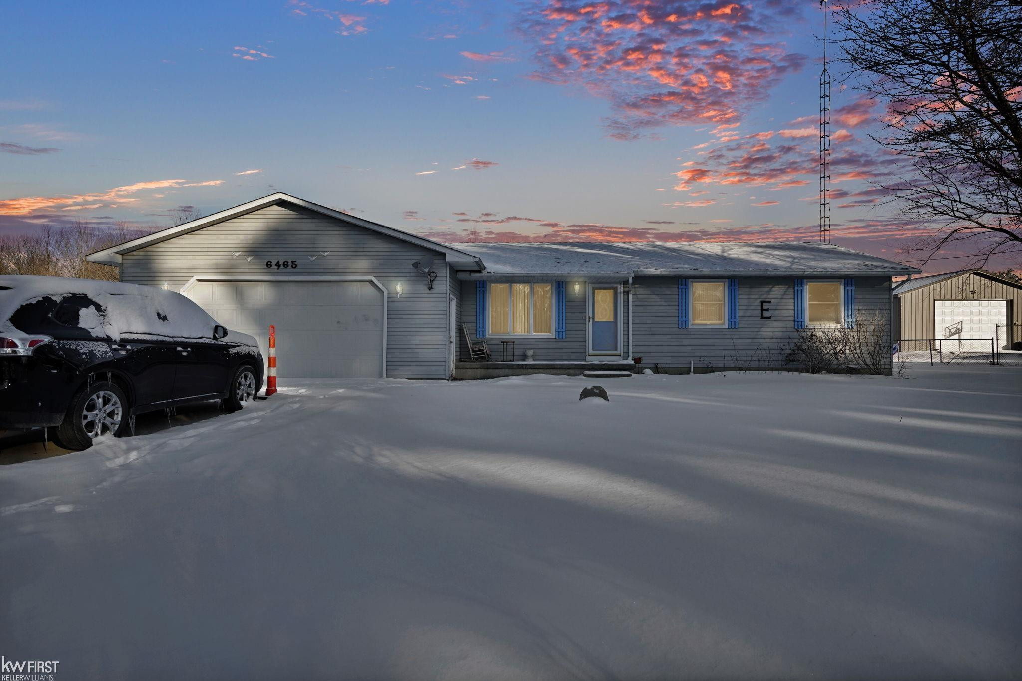 6465 E Frances Road, Mount Morris, MI 48458 — front exterior