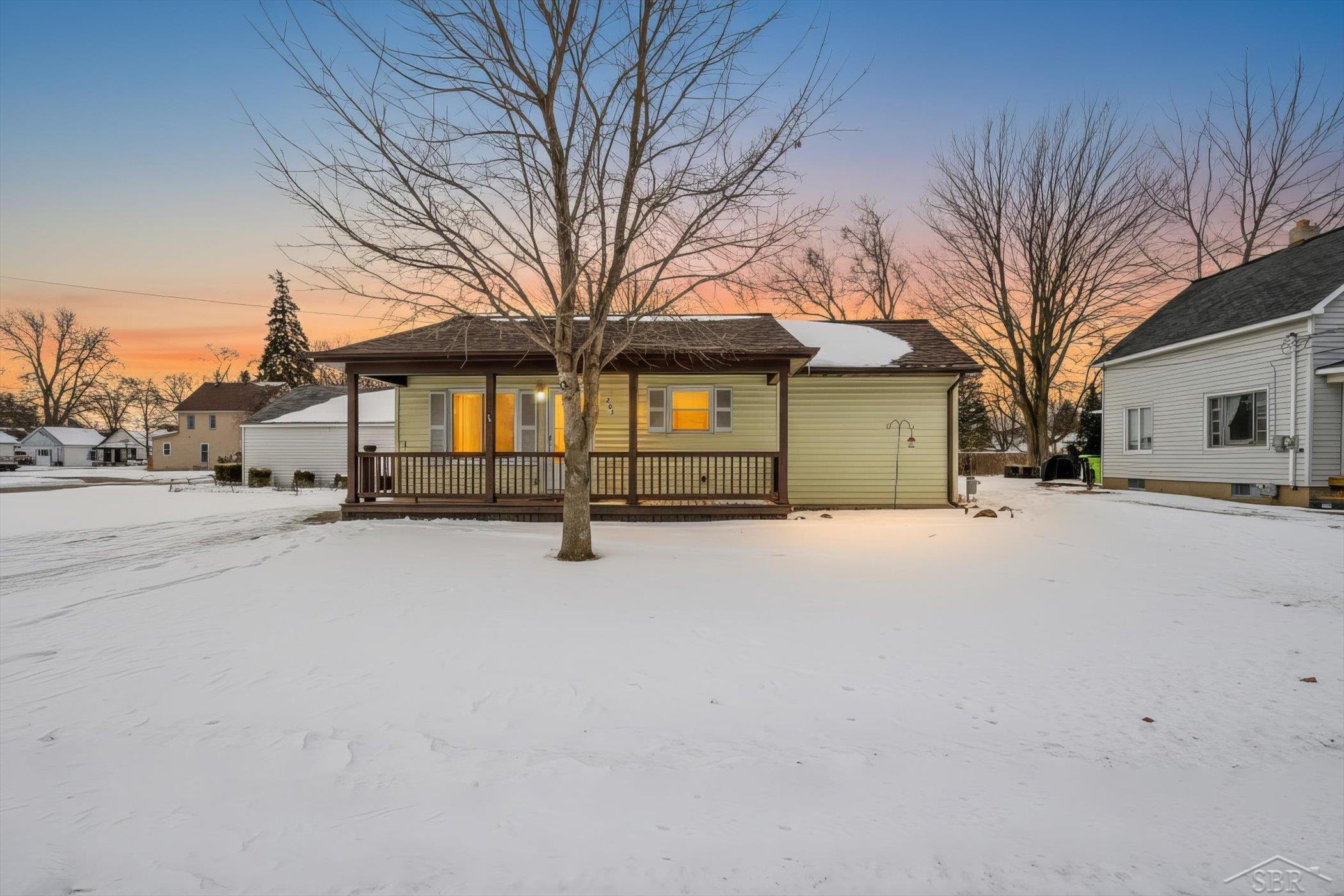 203 Park Avenue, Auburn, MI 48611 — front exterior