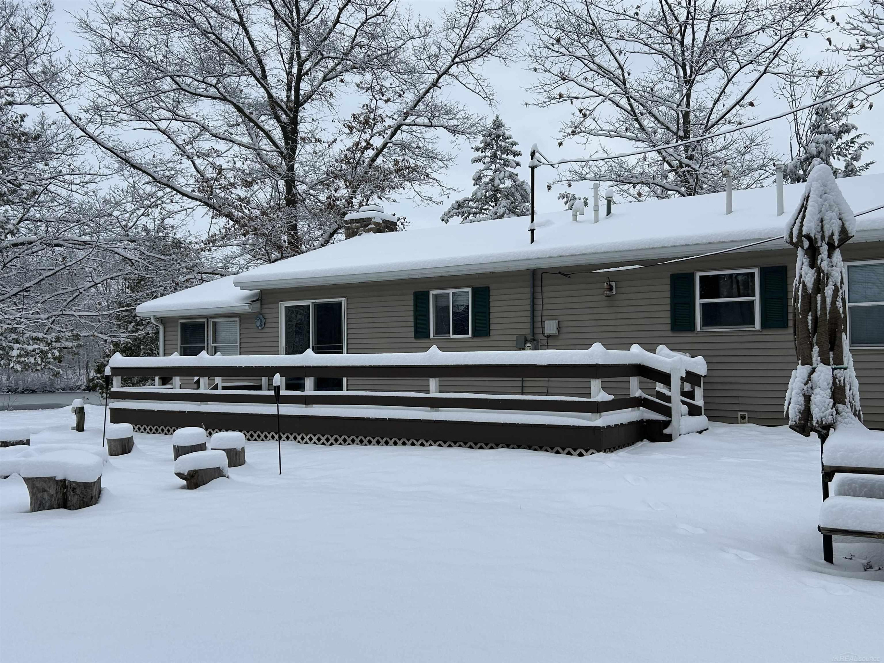 3510 N Branch Drive, Beaverton, MI 48612 — front exterior