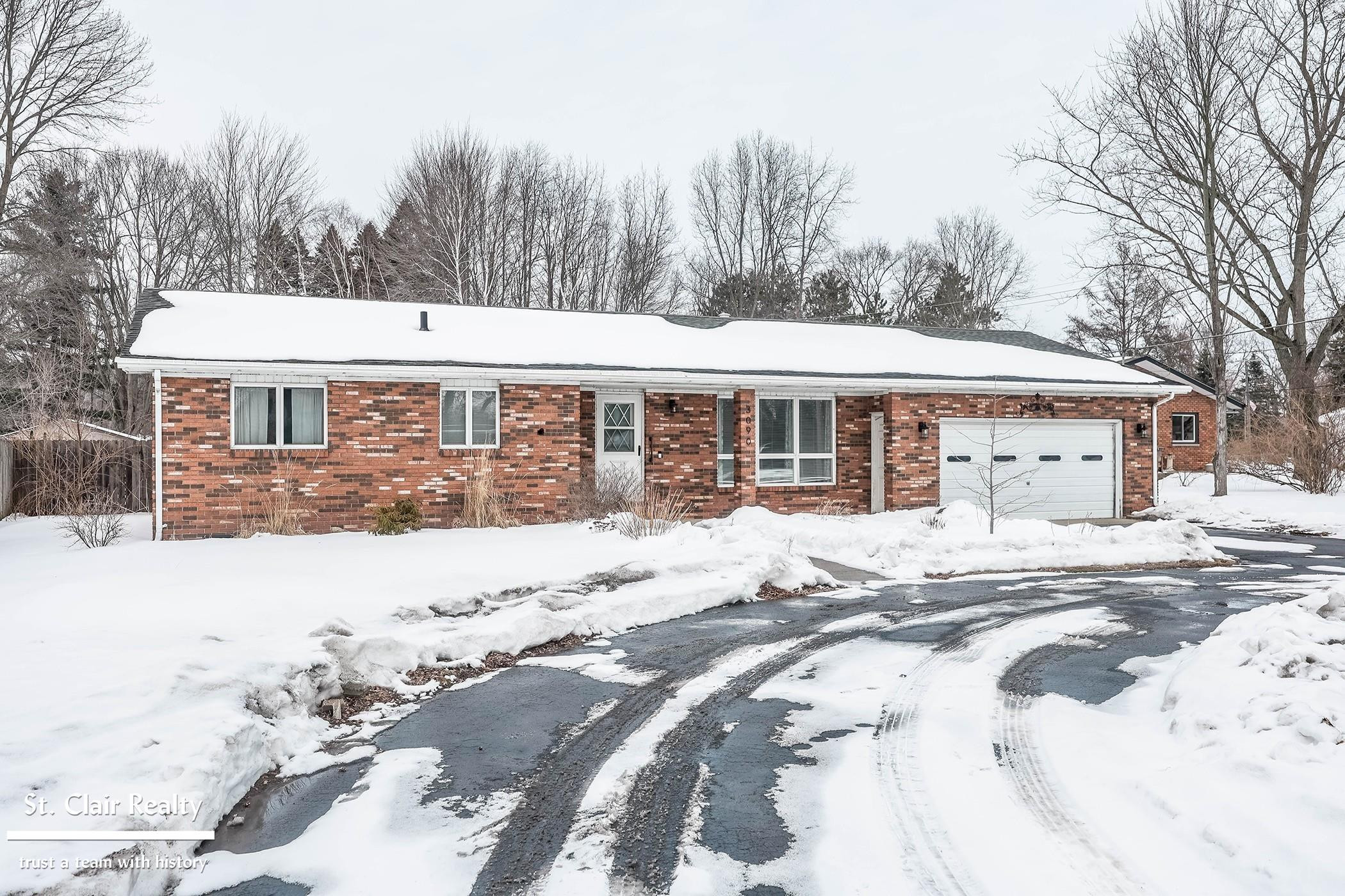 3090 N River Road, MI 48059 — front exterior