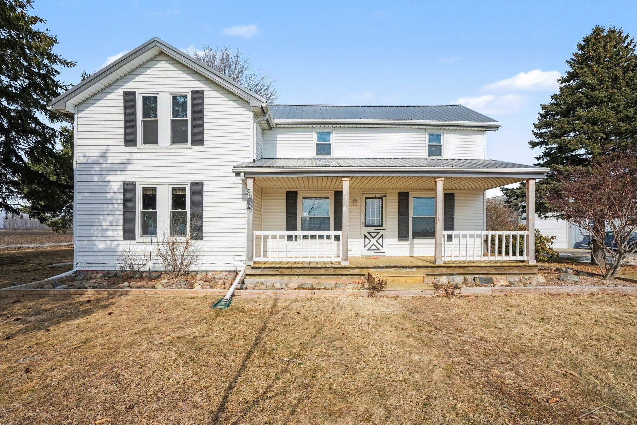 19190 Swan Creek Road, Merrill, MI 48637 — front exterior