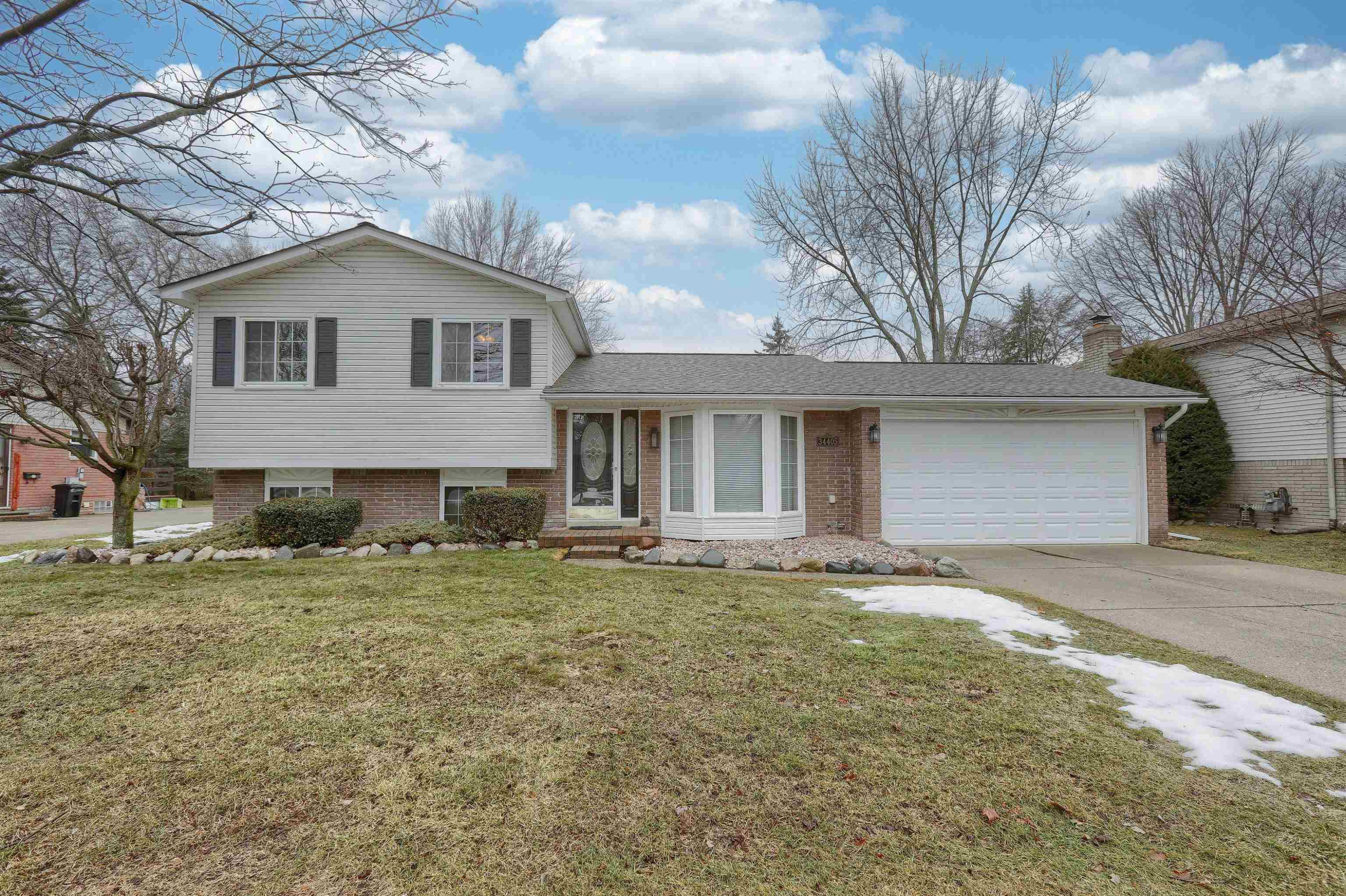 34405 Shorewood Street, Chesterfield, MI 48047 — front exterior