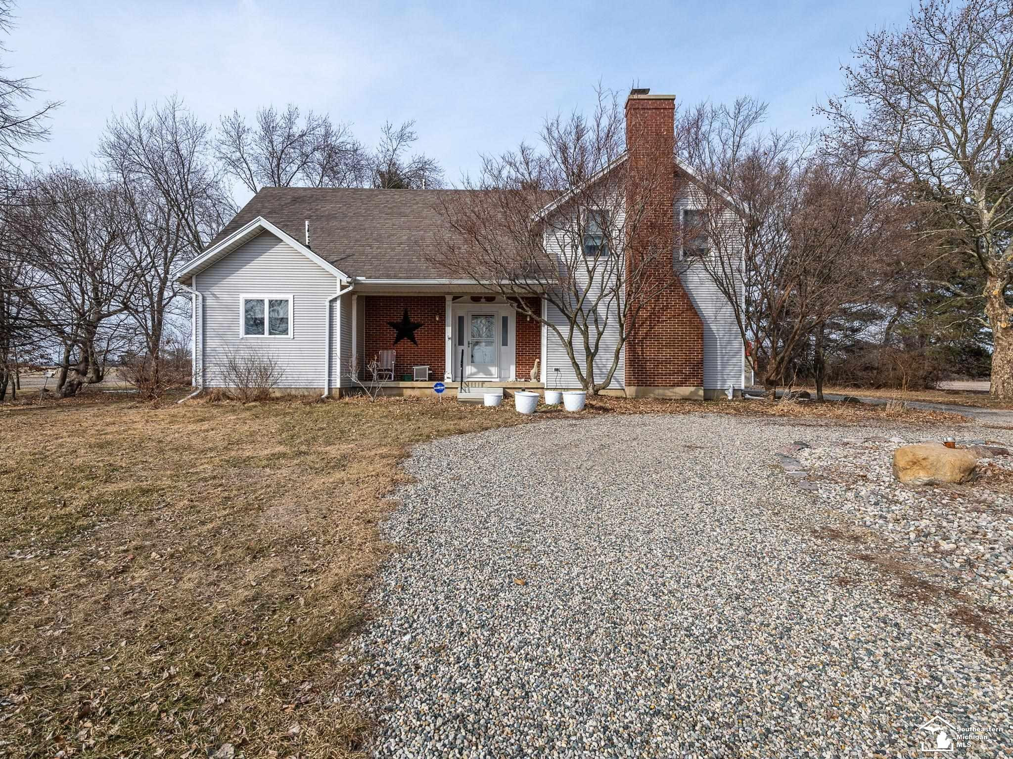 6768 Shull Road, Tecumseh, MI 49286 — front exterior