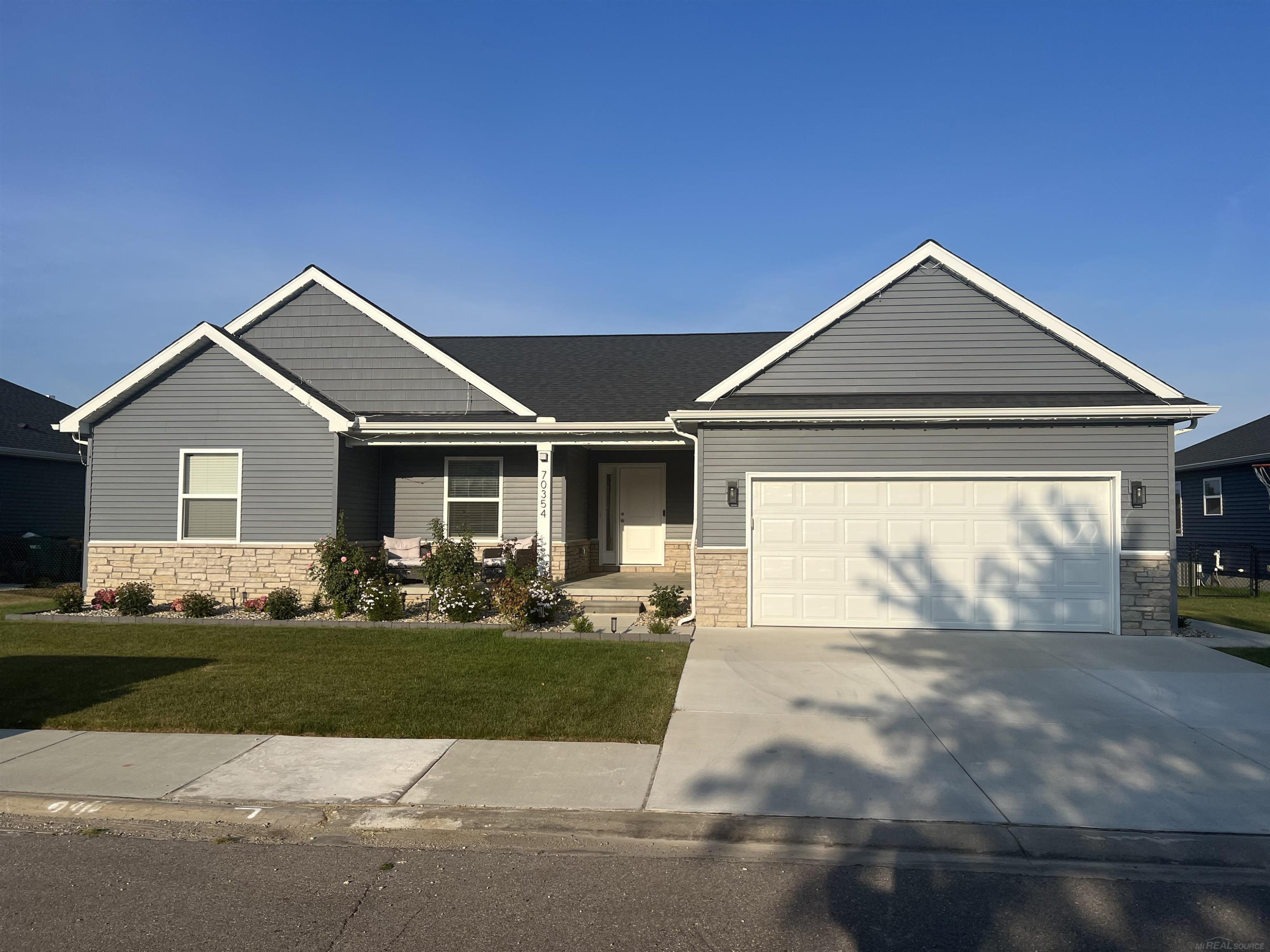 70354 Sunny Brook Lane Lane, Richmond, MI 48062 — front exterior