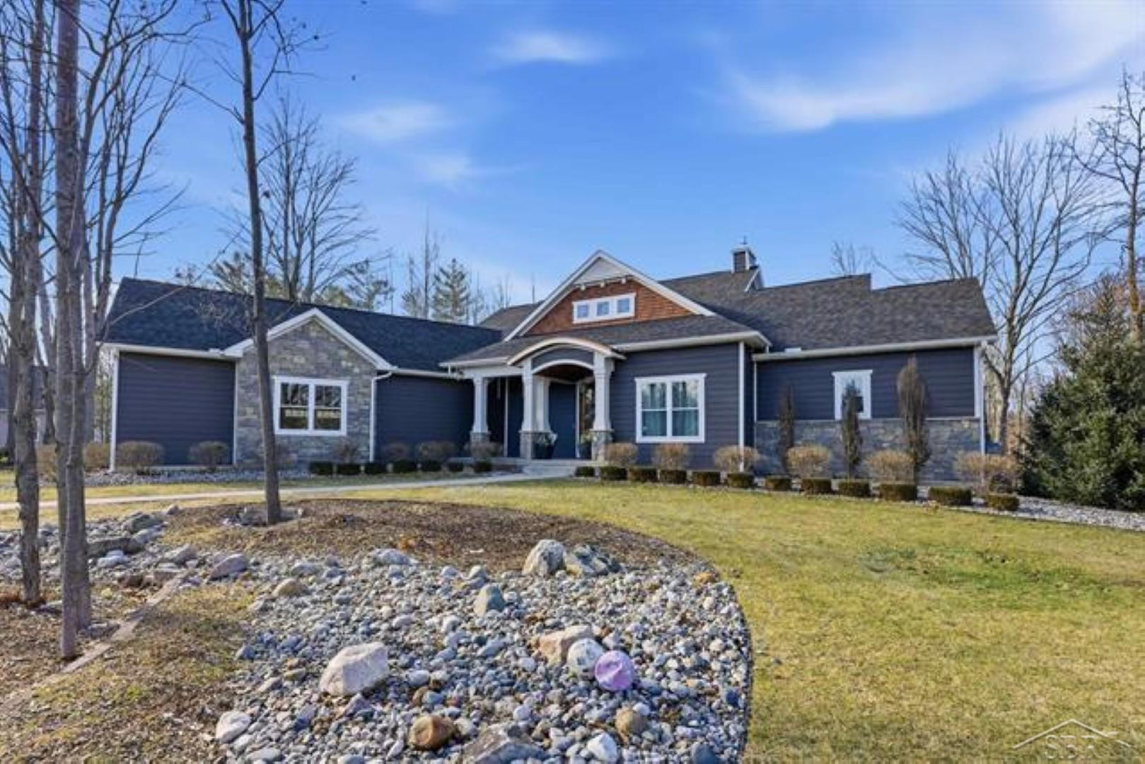 5716 Powder Horn Trail, Midland, MI 48642 — front exterior