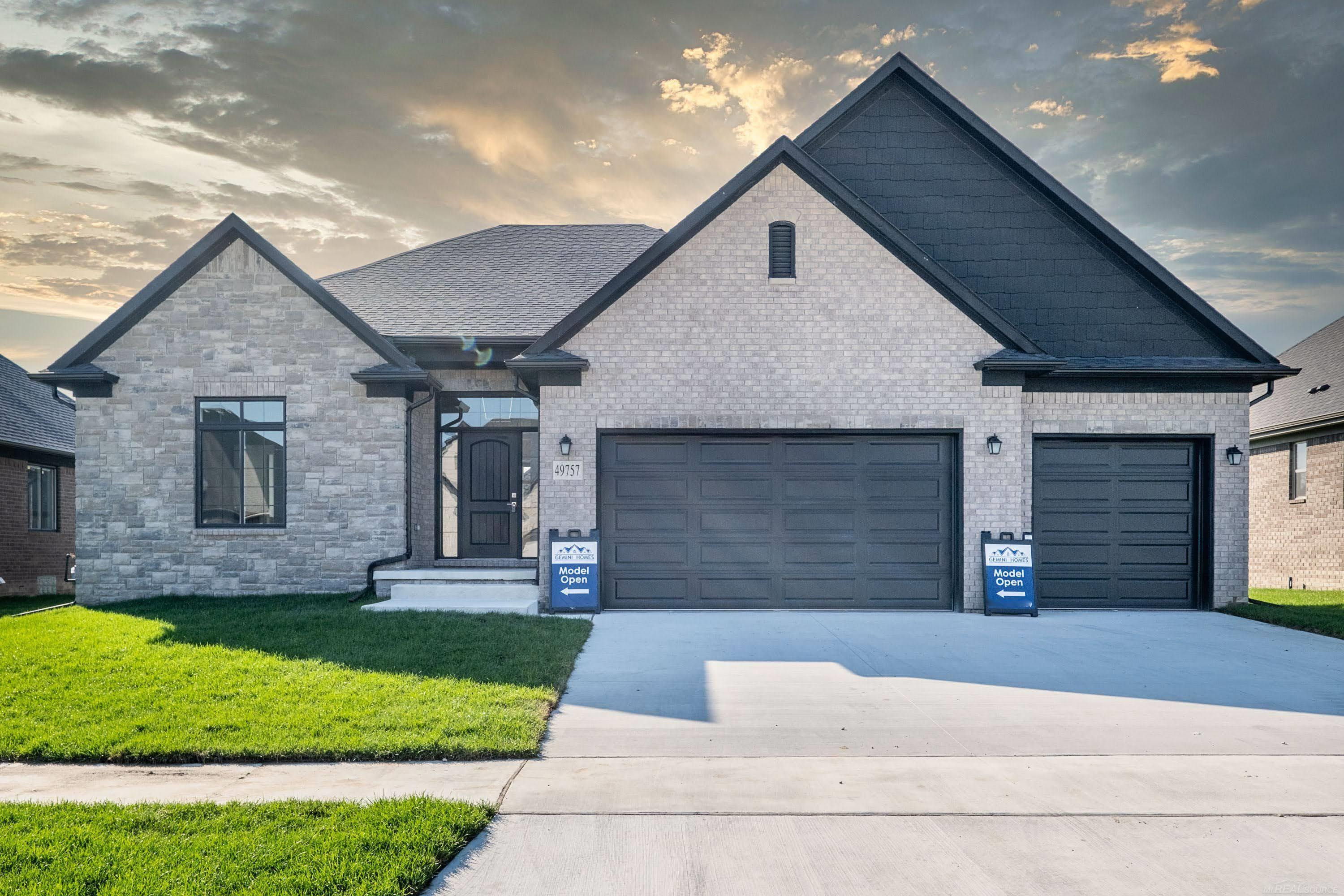 49259 Langford Drive, Macomb, MI 48044 — front exterior