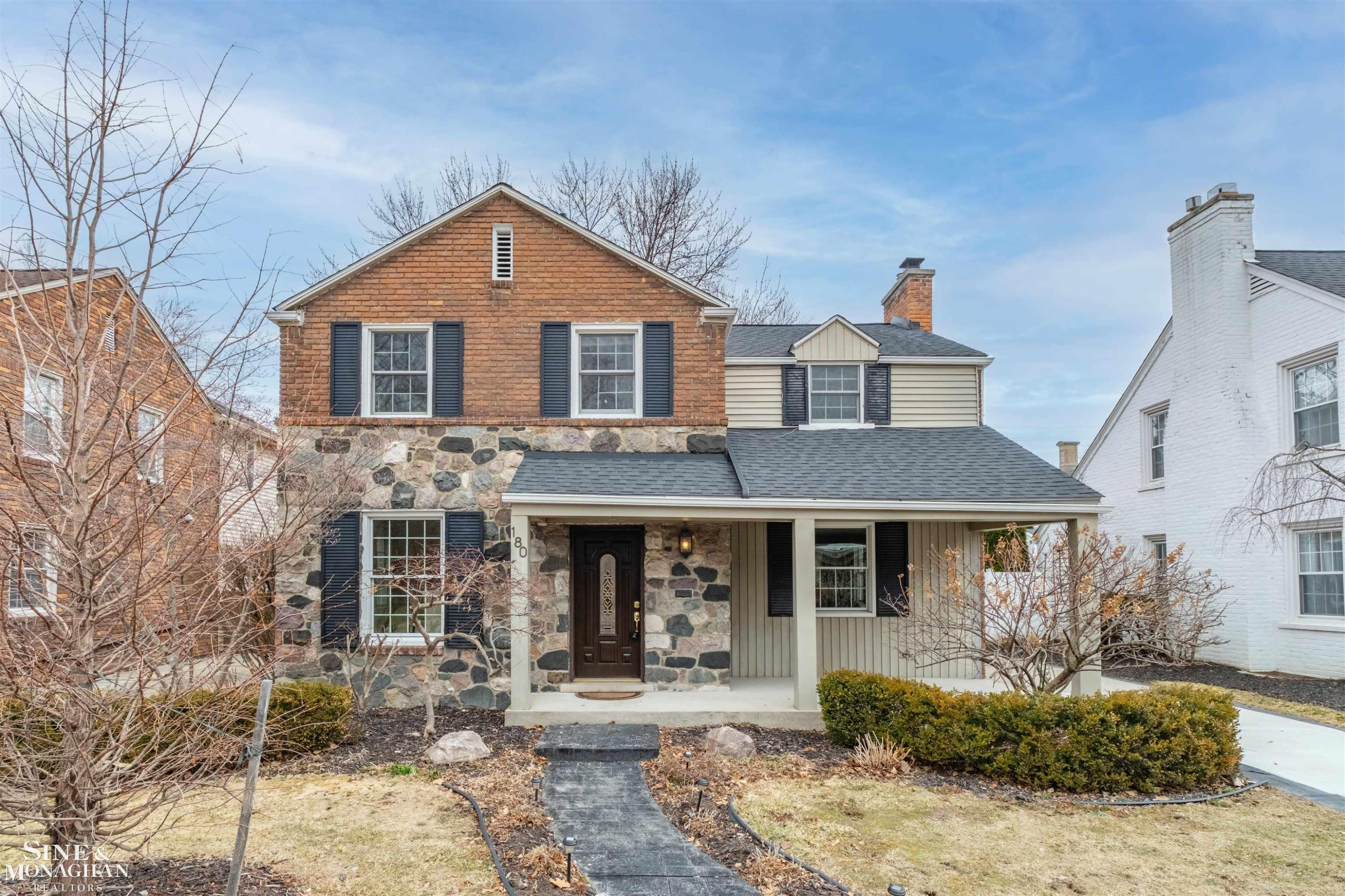 180 Fisher Road, Grosse Pointe Farms, MI 48236 — front exterior