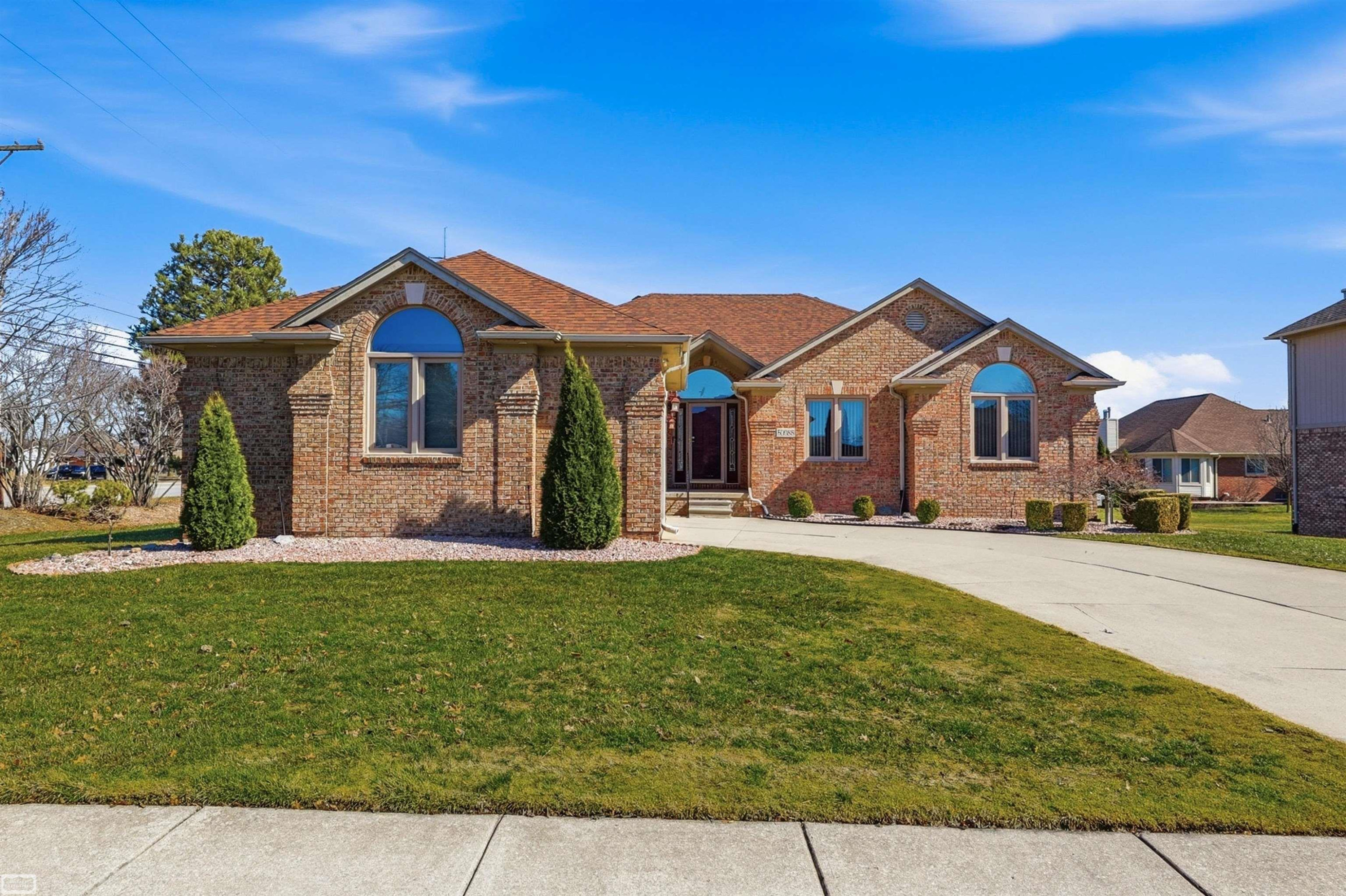 50988 Shenandoah Drive, Macomb, MI 48044 — front exterior