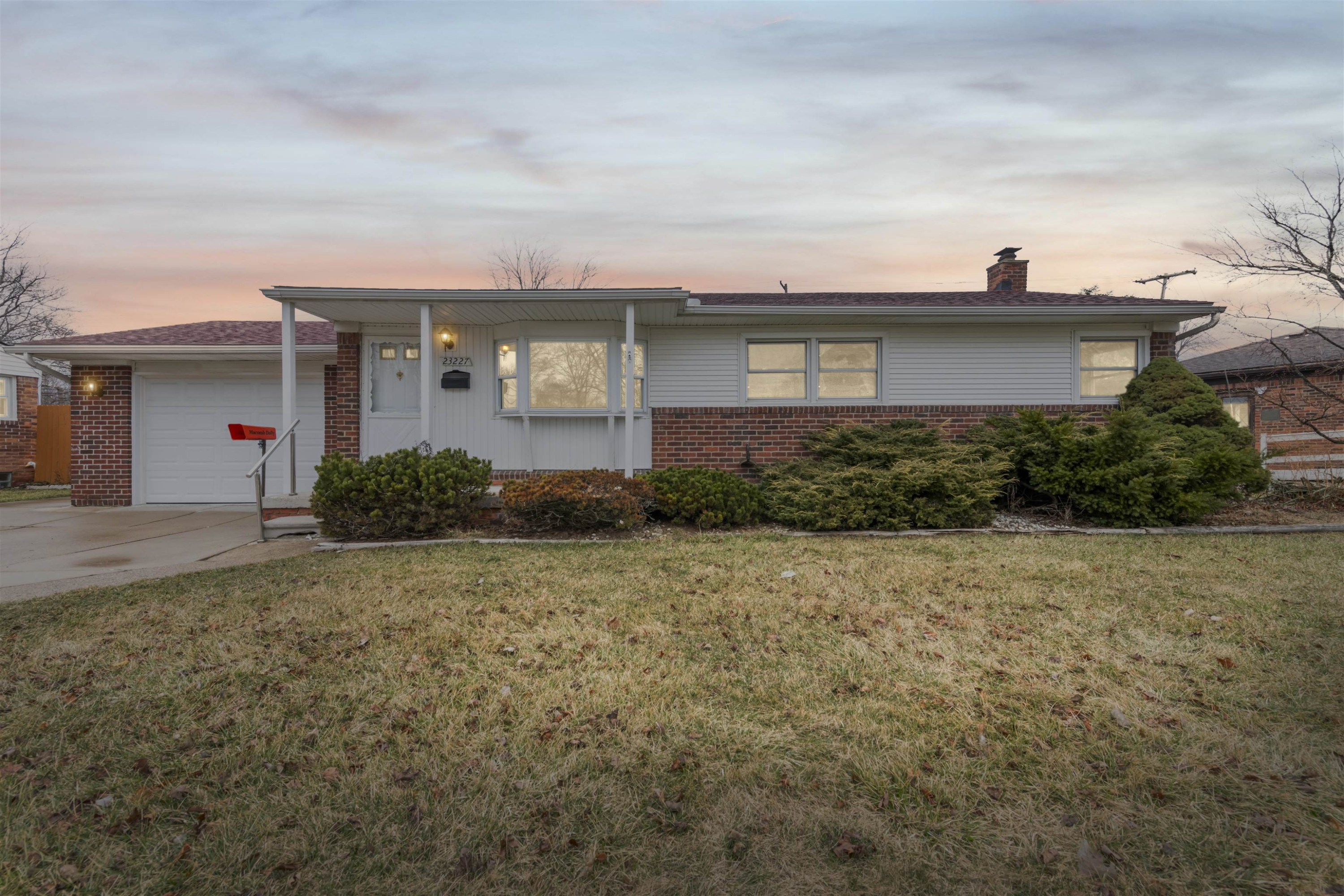 23227 Linne Street, Clinton Twp, MI 48035 — front exterior