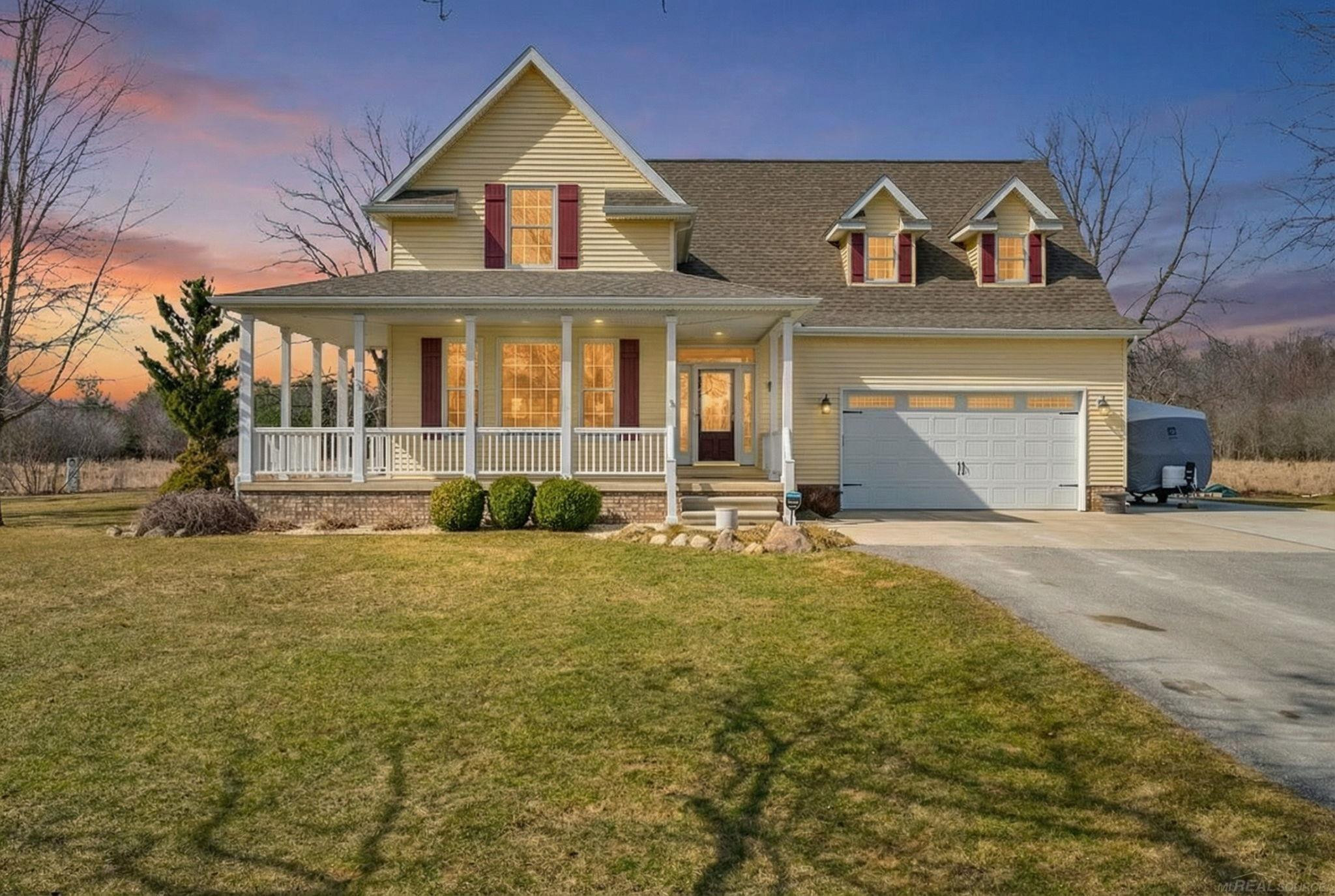 5948 BABCOCK Road, Lexington, MI 48450 — front exterior