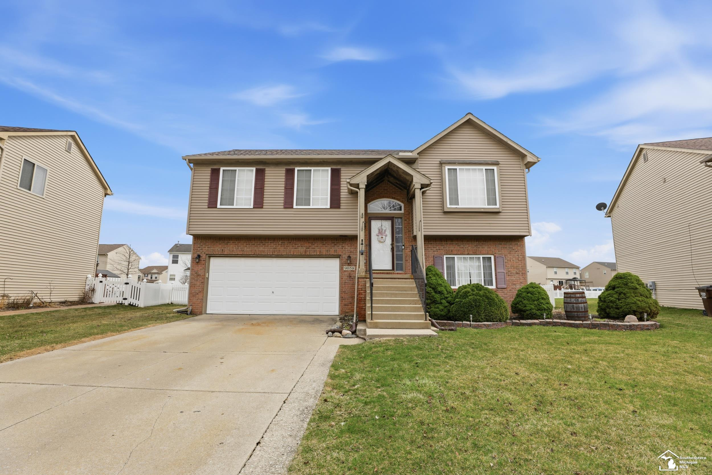 9058 Rockhill Lane, Newport, MI 48166 — front exterior