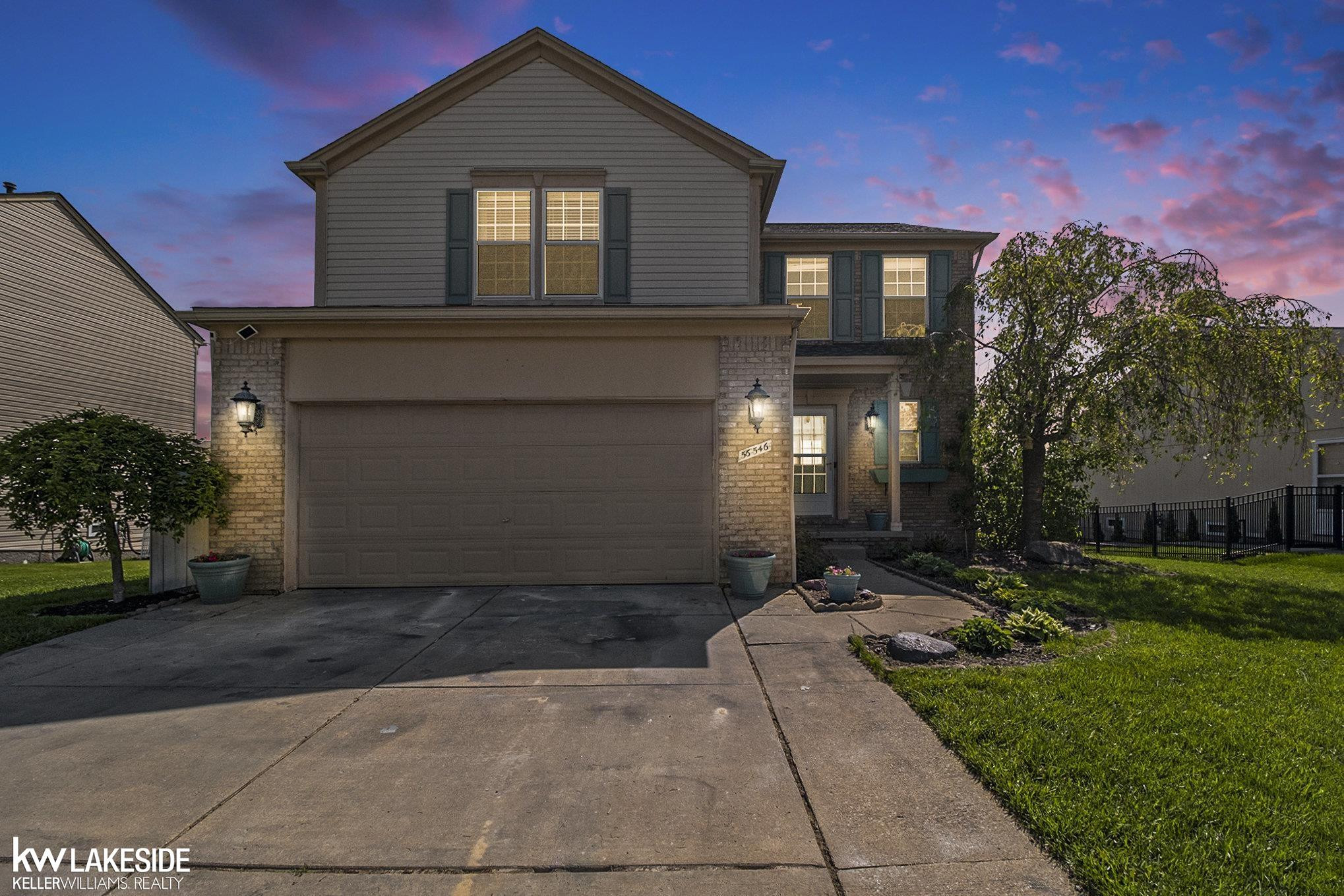 56546 Winding Creek Drive, Macomb, MI 48042 — front exterior