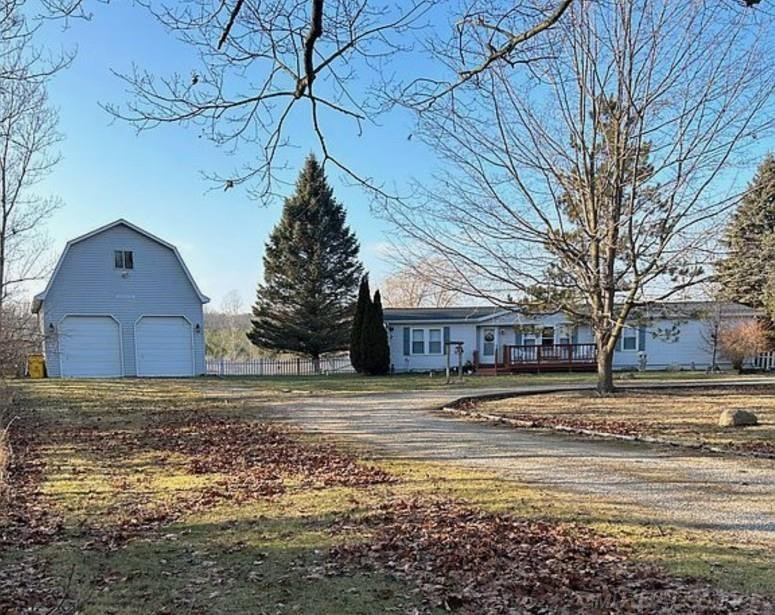 3894 Lake George Road, Dryden, MI 48428 — front exterior