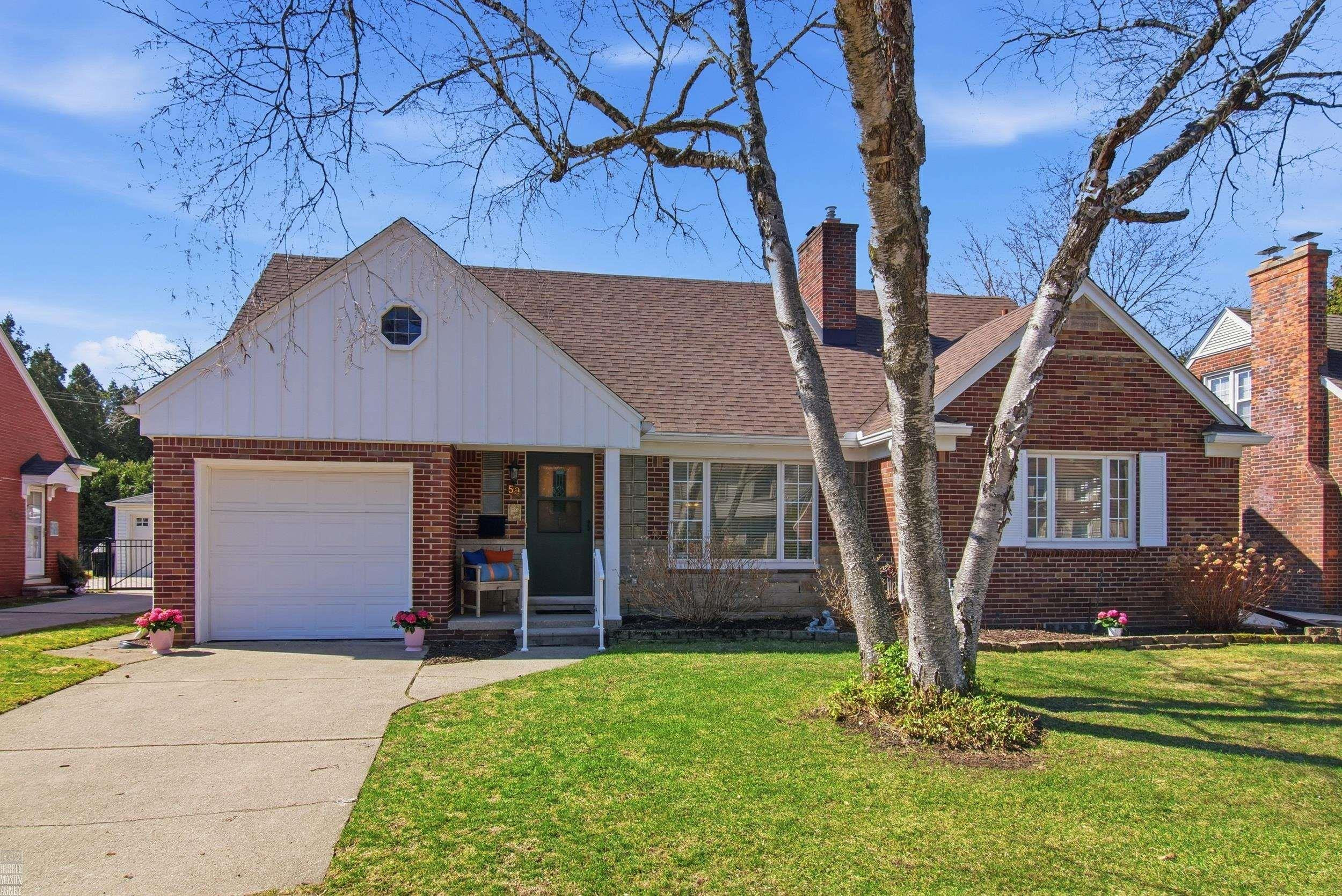 59 Hall Place, Grosse Pointe Farms, MI 48236 — front exterior