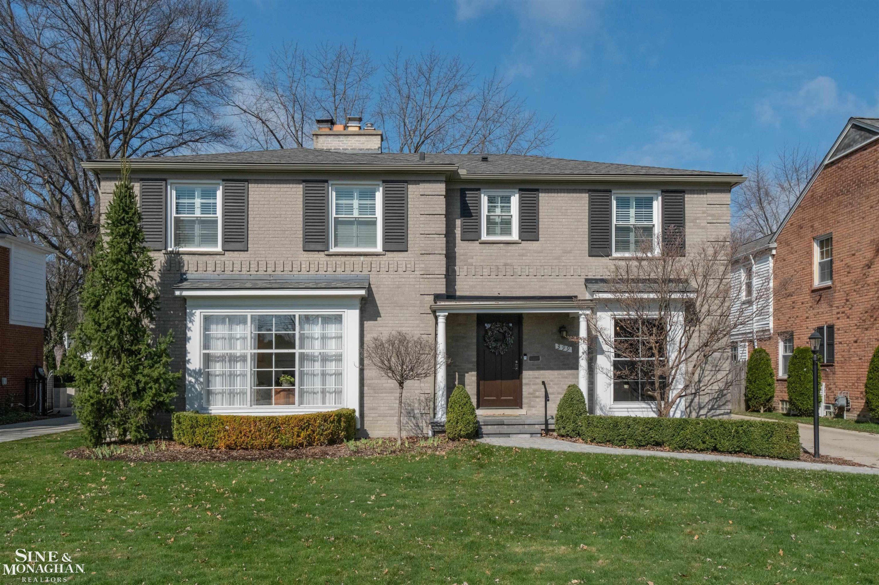 399 Chalfonte Avenue, Grosse Pointe Farms, MI 48236 — front exterior
