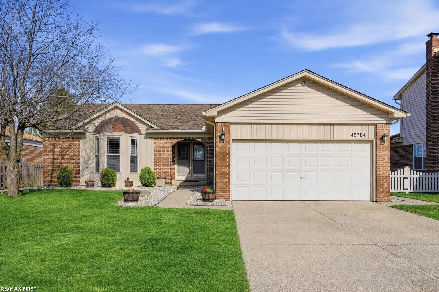 45784 Georgetown Drive, MI 48044 — front exterior
