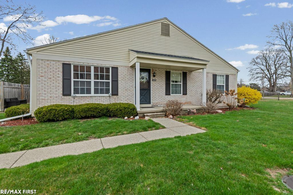 24505 Meadow Bridge Drive, Clinton Twp, MI 48035 — front exterior