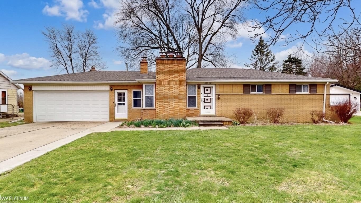 25758 Brumar Street, Chesterfield, MI — front exterior