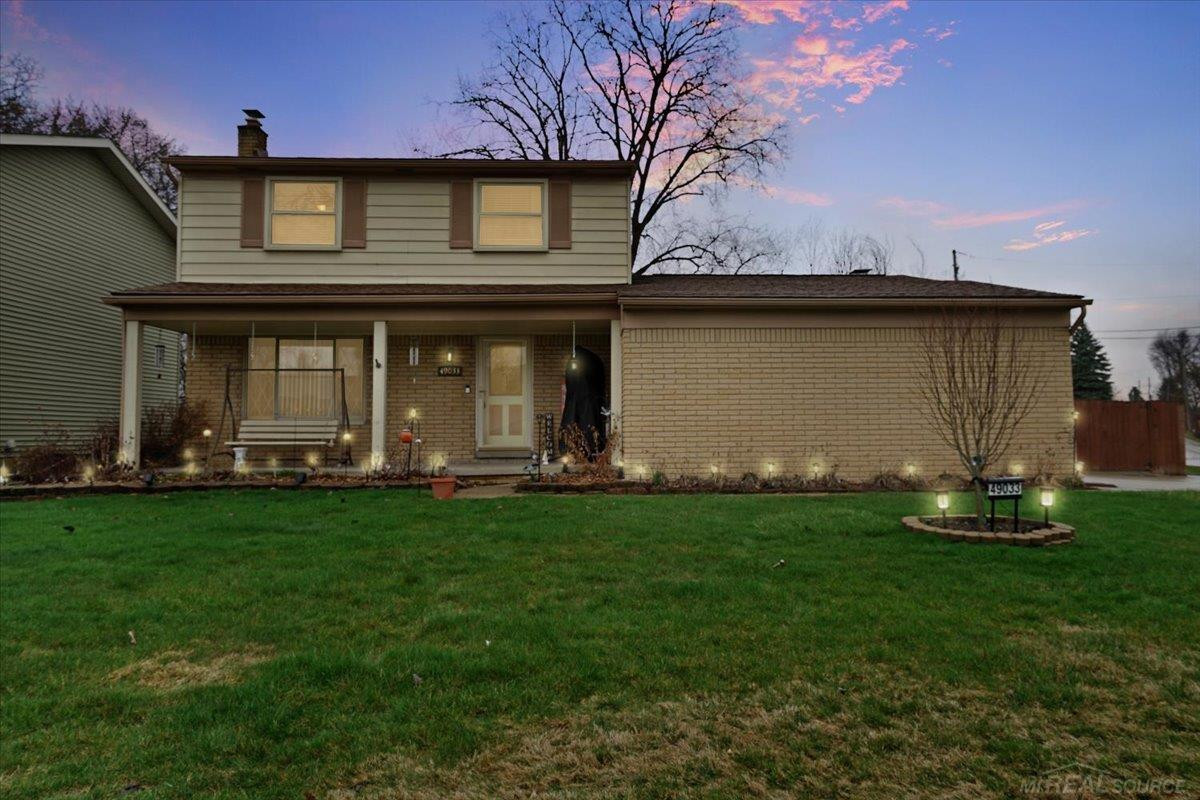 49033 Michelle Ann Drive, Chesterfield, MI — front exterior