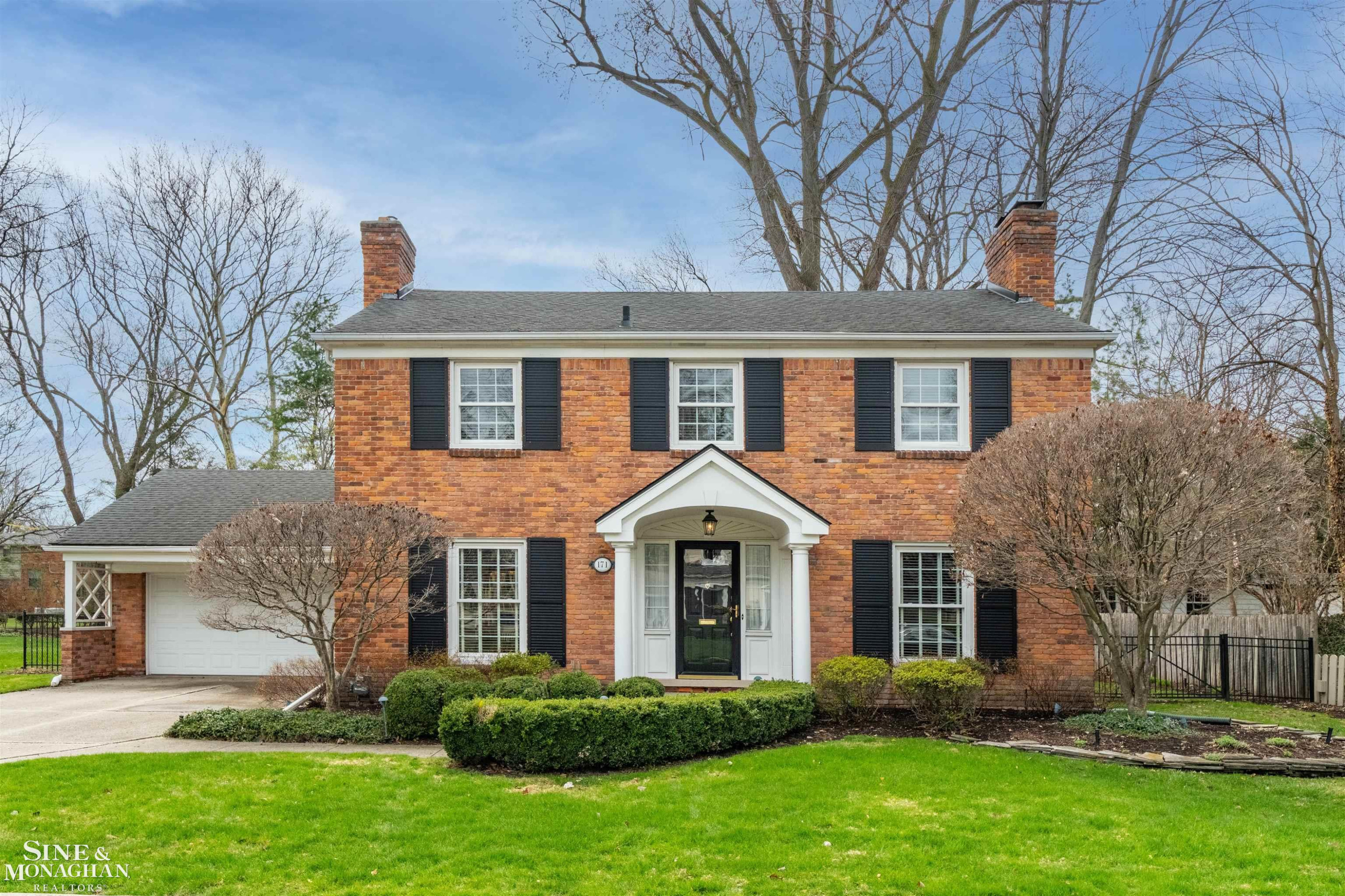 171 Moran Road, Grosse Pointe Farms, MI 48236 — front exterior