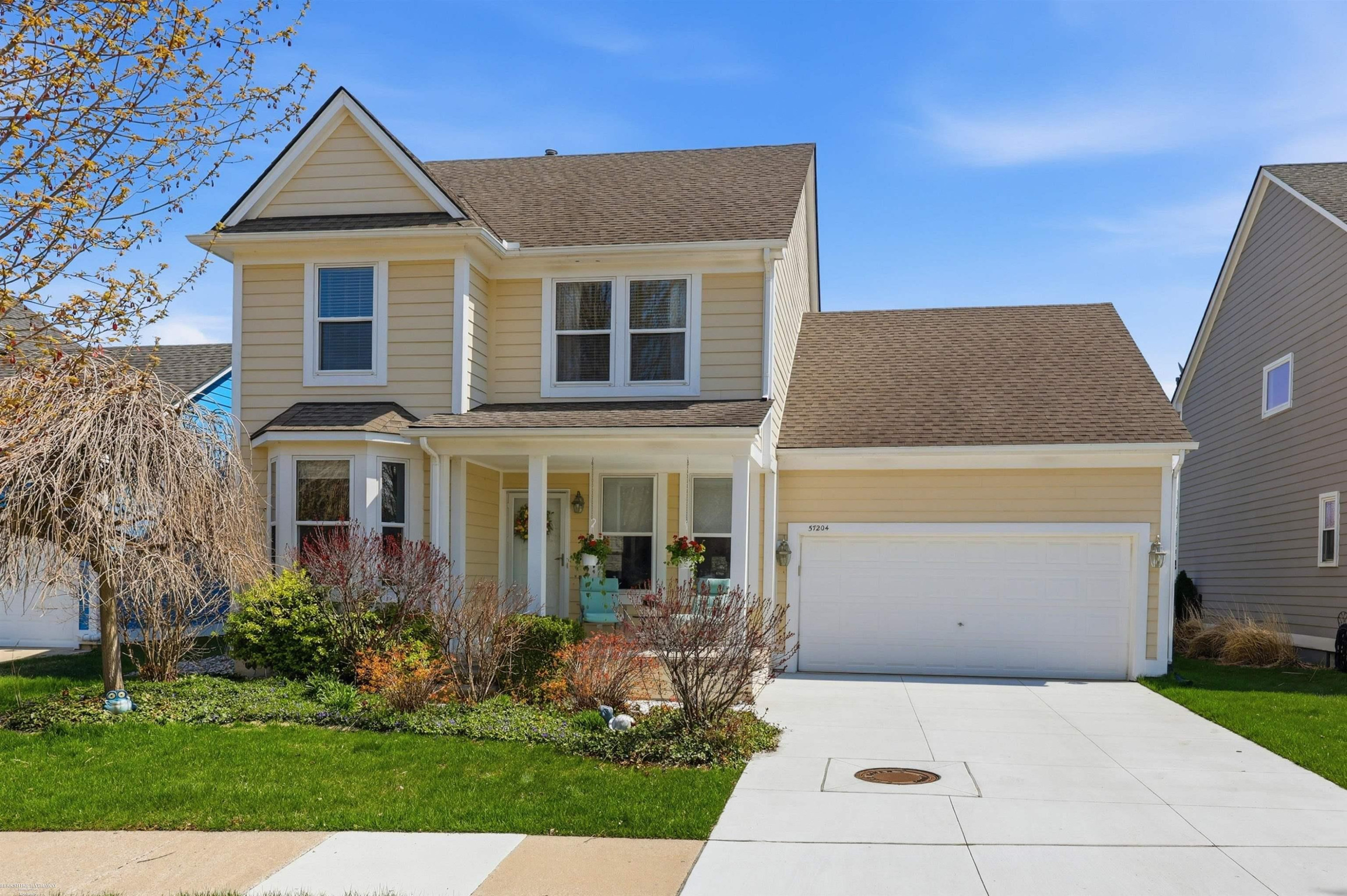 57204 Tanglewood Drive, New Haven, MI 48048 — front exterior
