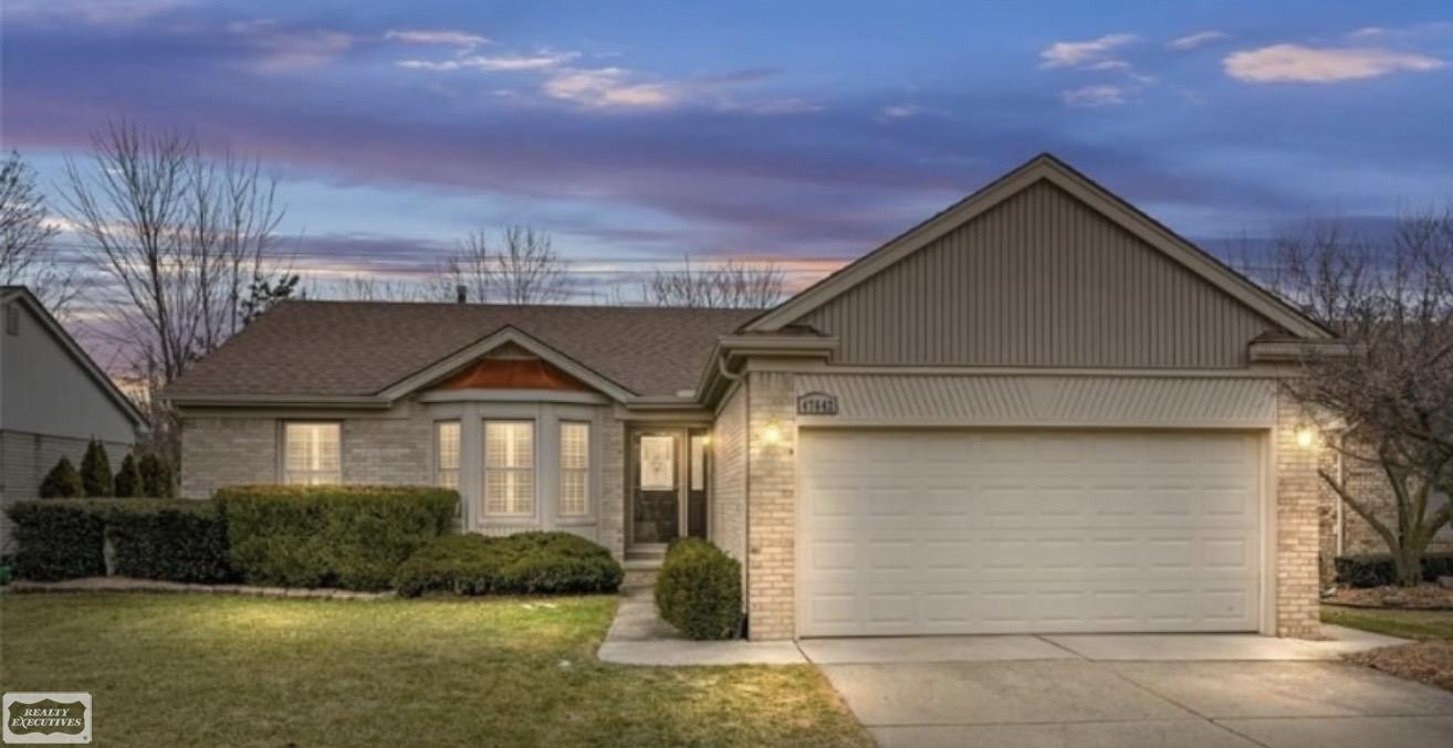 47642 Stephanie Drive, MI 48044 — front exterior