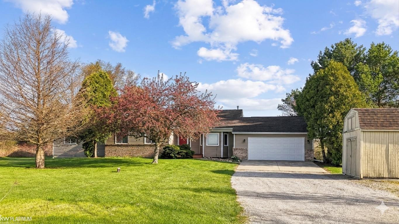 6550 Lapeer Road, MI 48049 — front exterior