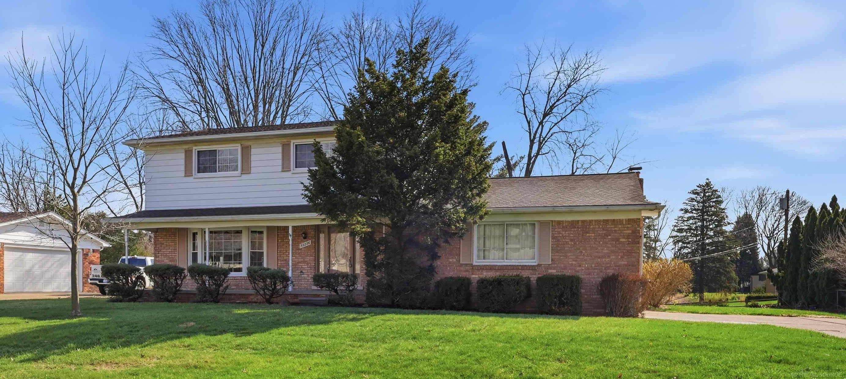 53236 Bancroft Drive, Shelby Twp, MI 48316 — front exterior