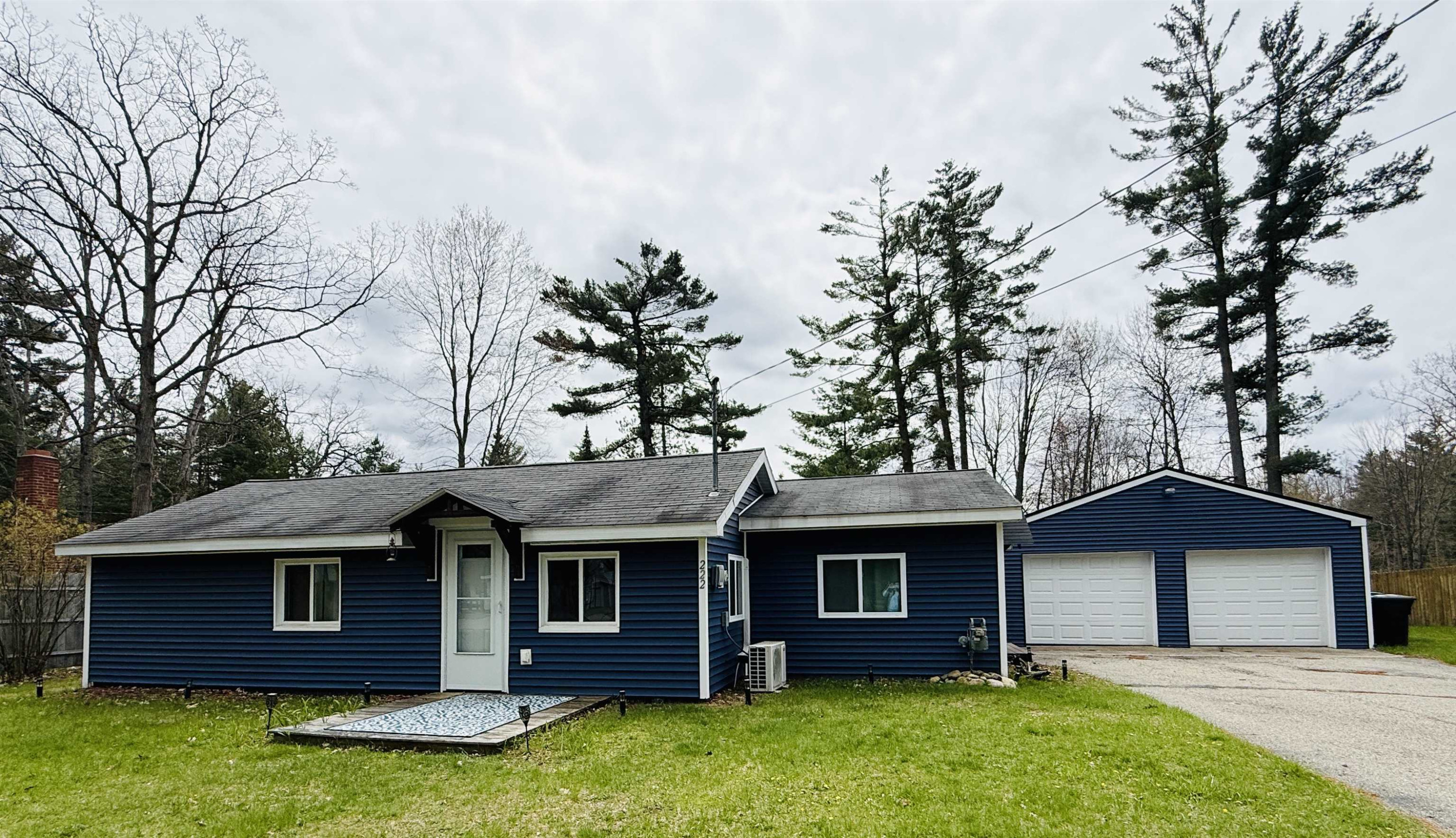 222 Tamarac Drive, Prudenville, MI 48653 — front exterior