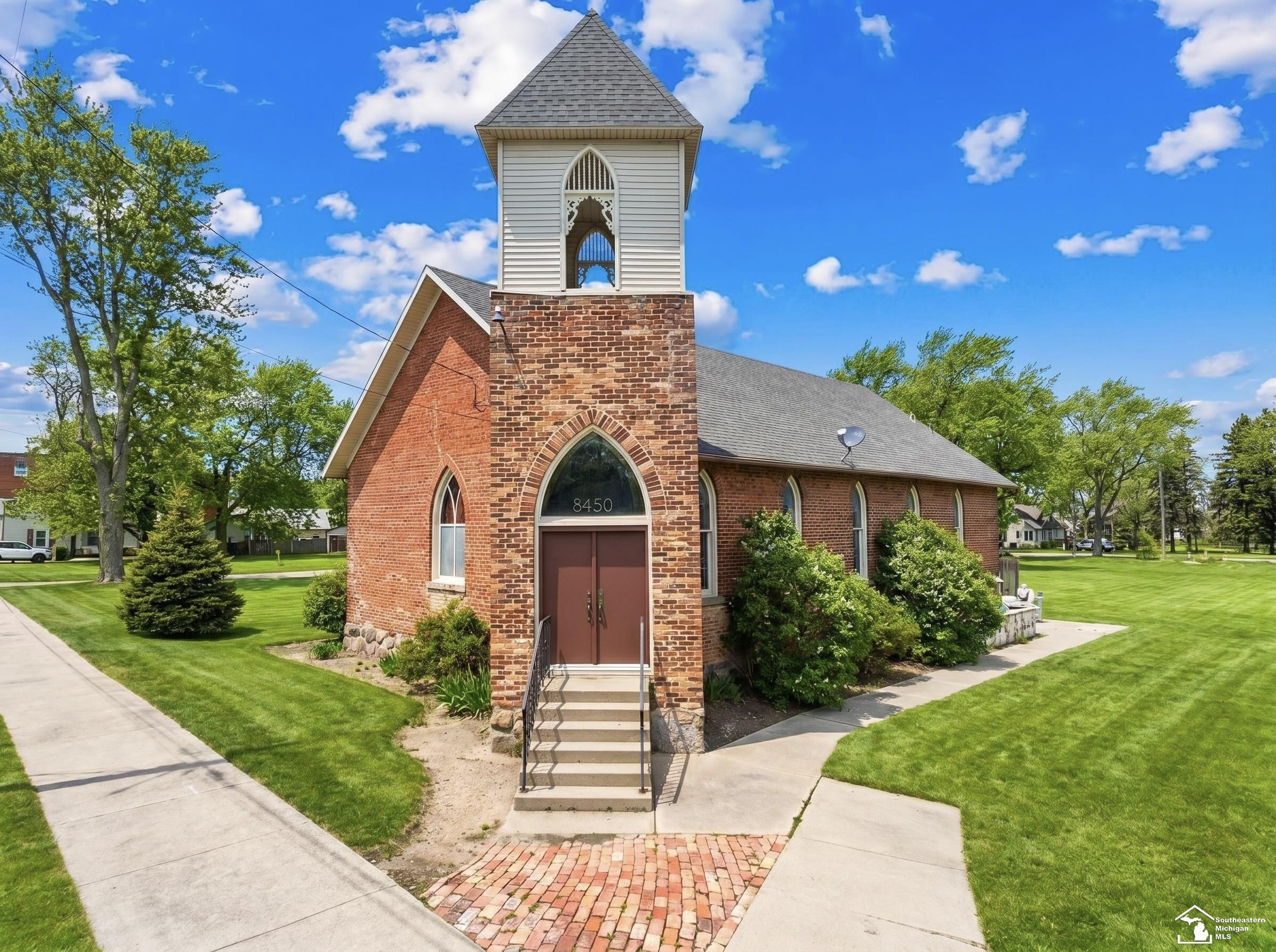 8450 Brown Street, MI 49267 — front exterior