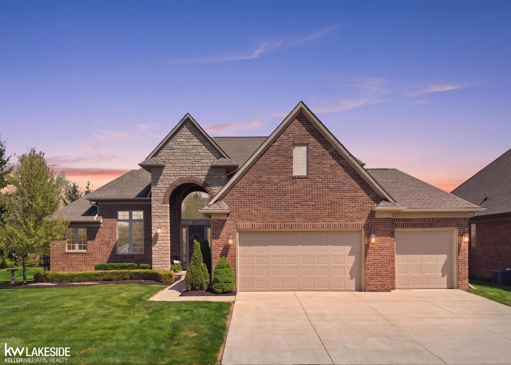 54958 Lawson Creek Drive, Shelby Twp, MI 48316 — front exterior