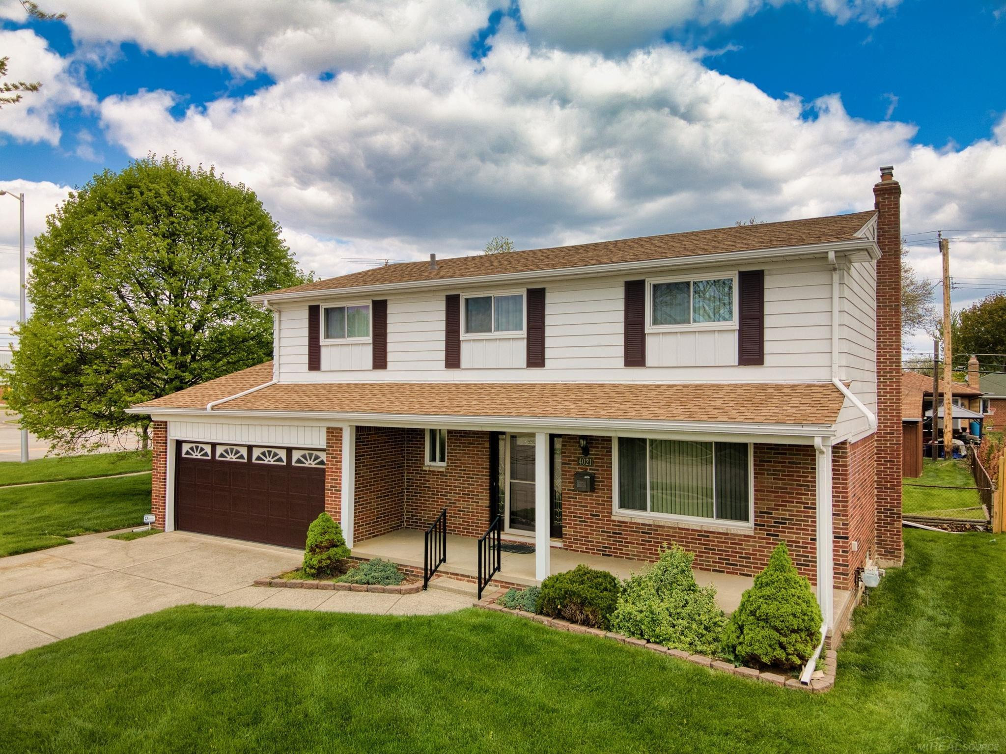 4021 Augustine Drive, Sterling Heights, MI 48310 — front exterior