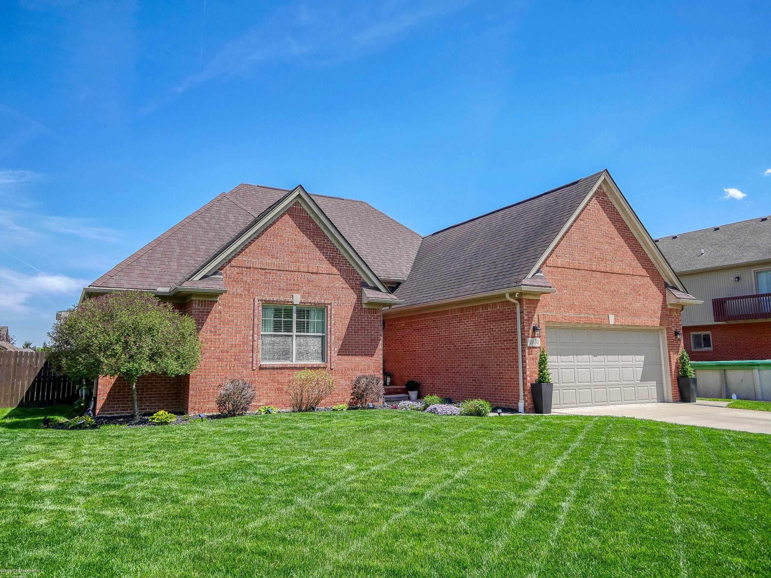 53100 Kakos Drive, Chesterfield, MI — front exterior