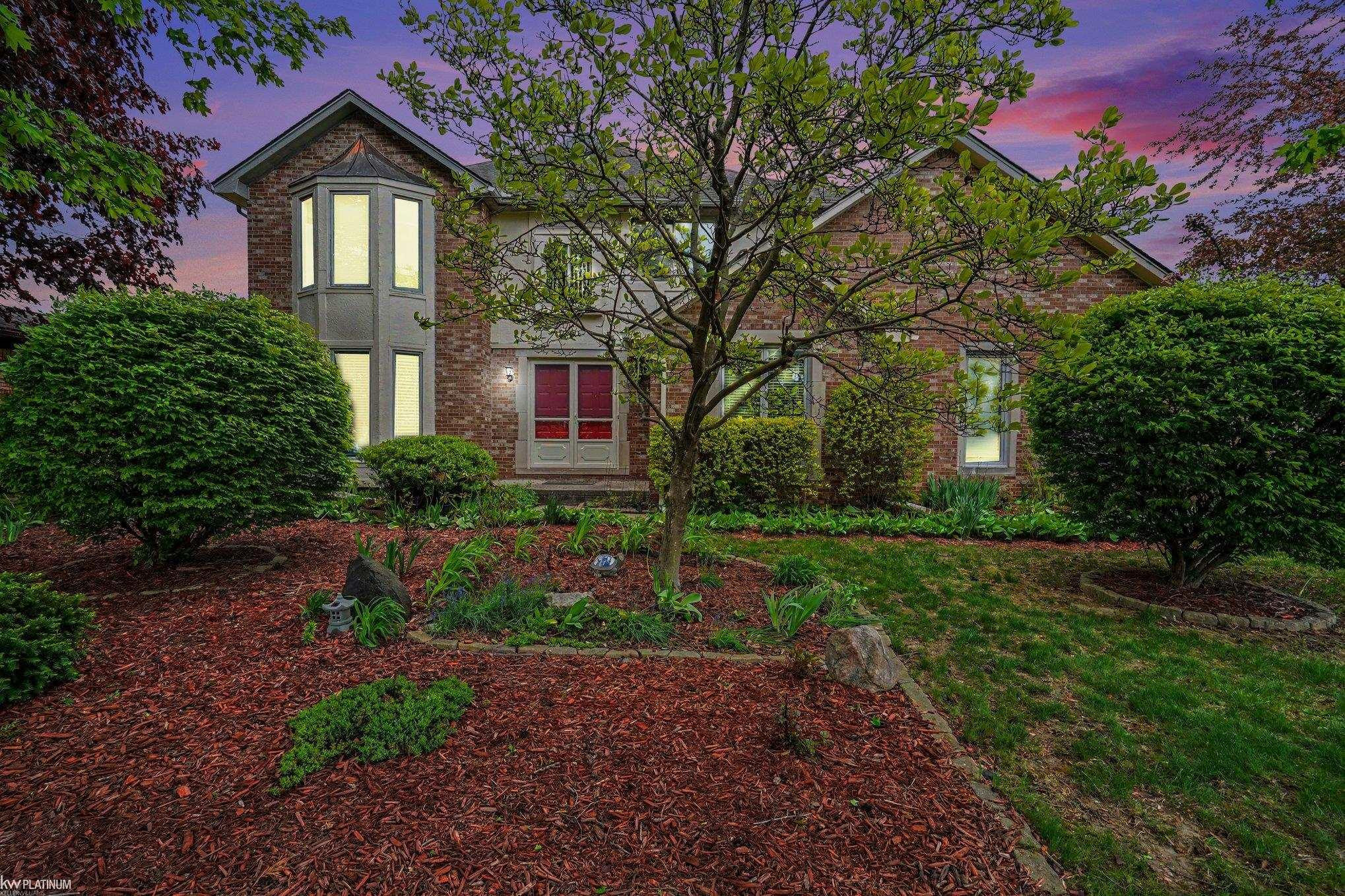 16257 Woodstream Drive, Clinton Twp, MI 48038 — front exterior