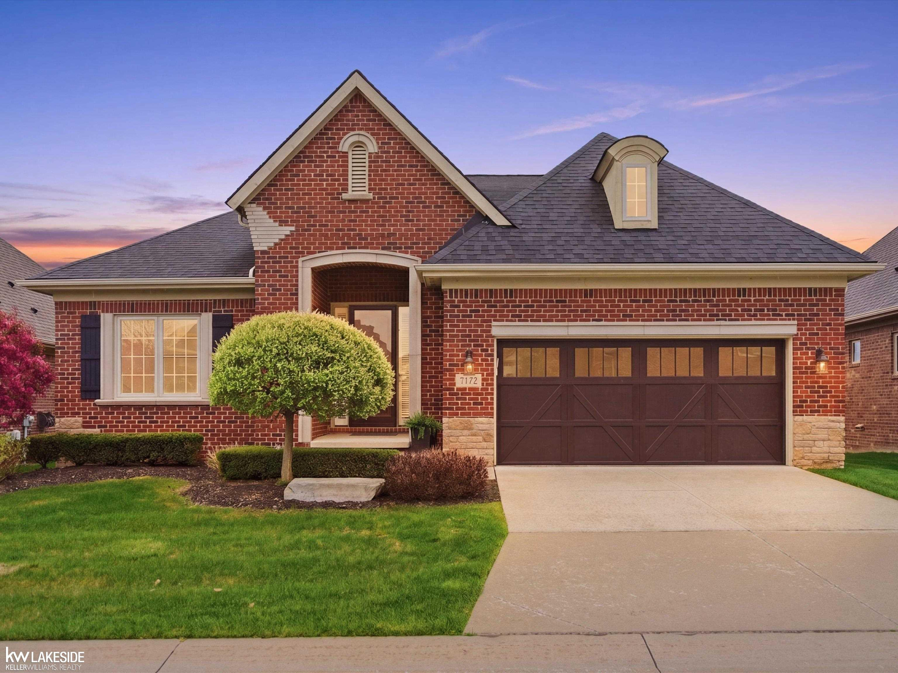 7172 Venturi Drive, Washington, MI — front exterior
