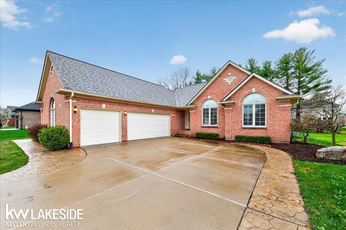 16152 Kingsway Drive, MI 48044 — front exterior
