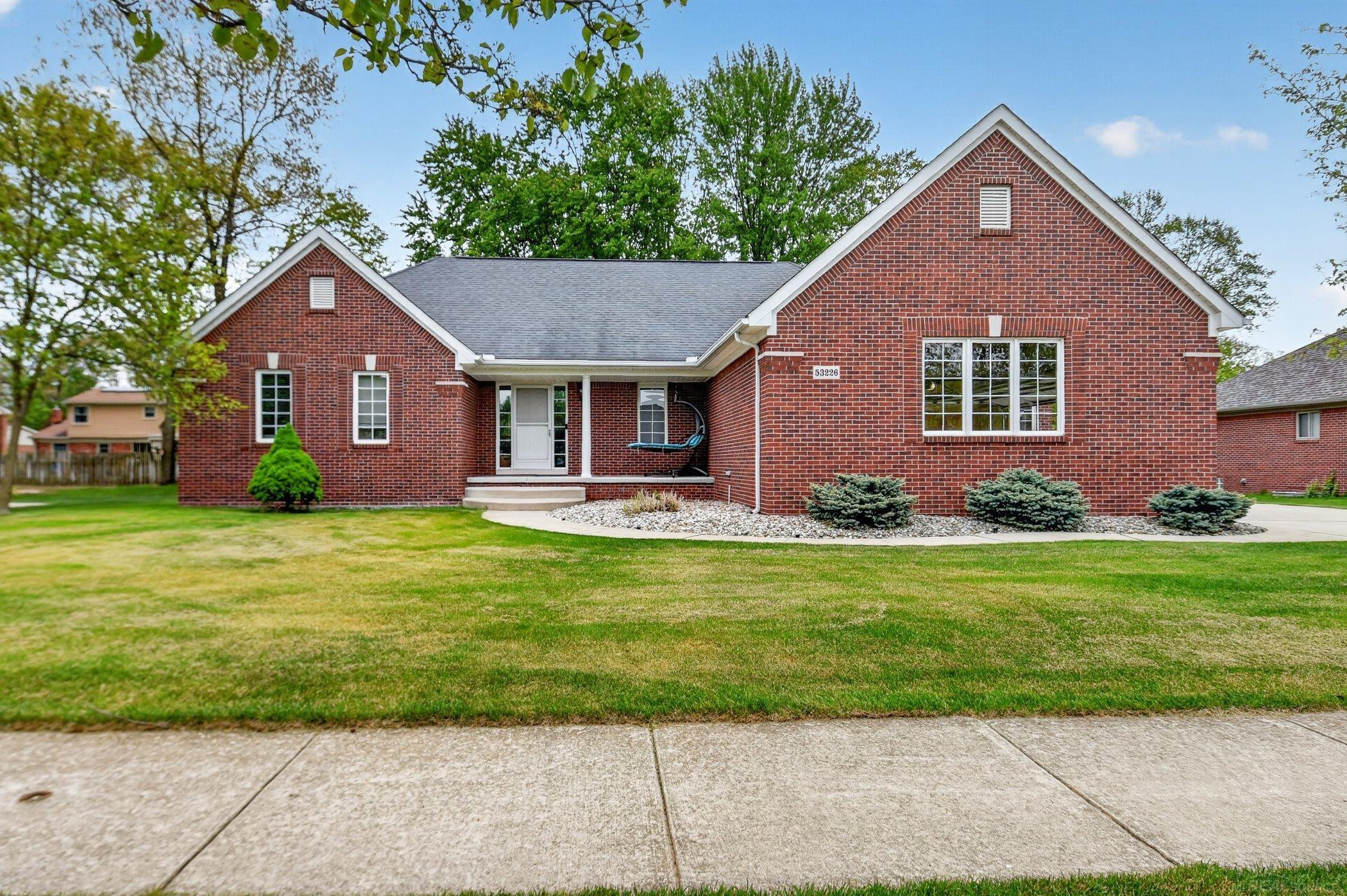 53226 Williams Way, Shelby Twp, MI 48316 — front exterior