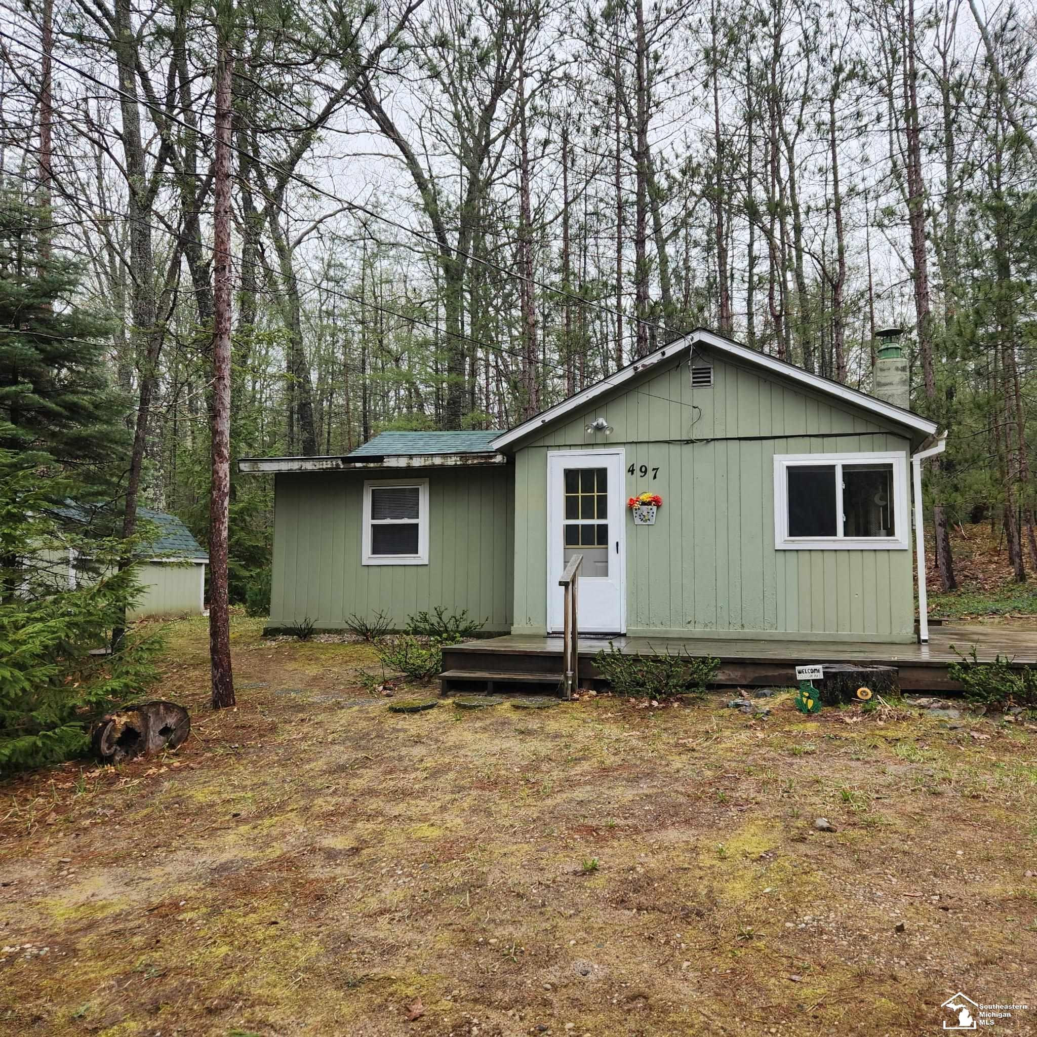 497 E Bear Lake Rd. NE Road, Kalkaska, MI 49646 — front exterior