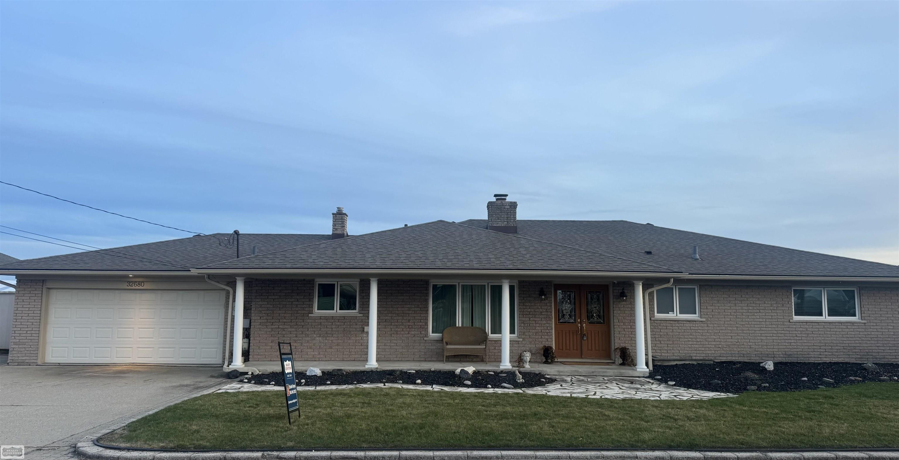 32680 S River Road, MI — front exterior