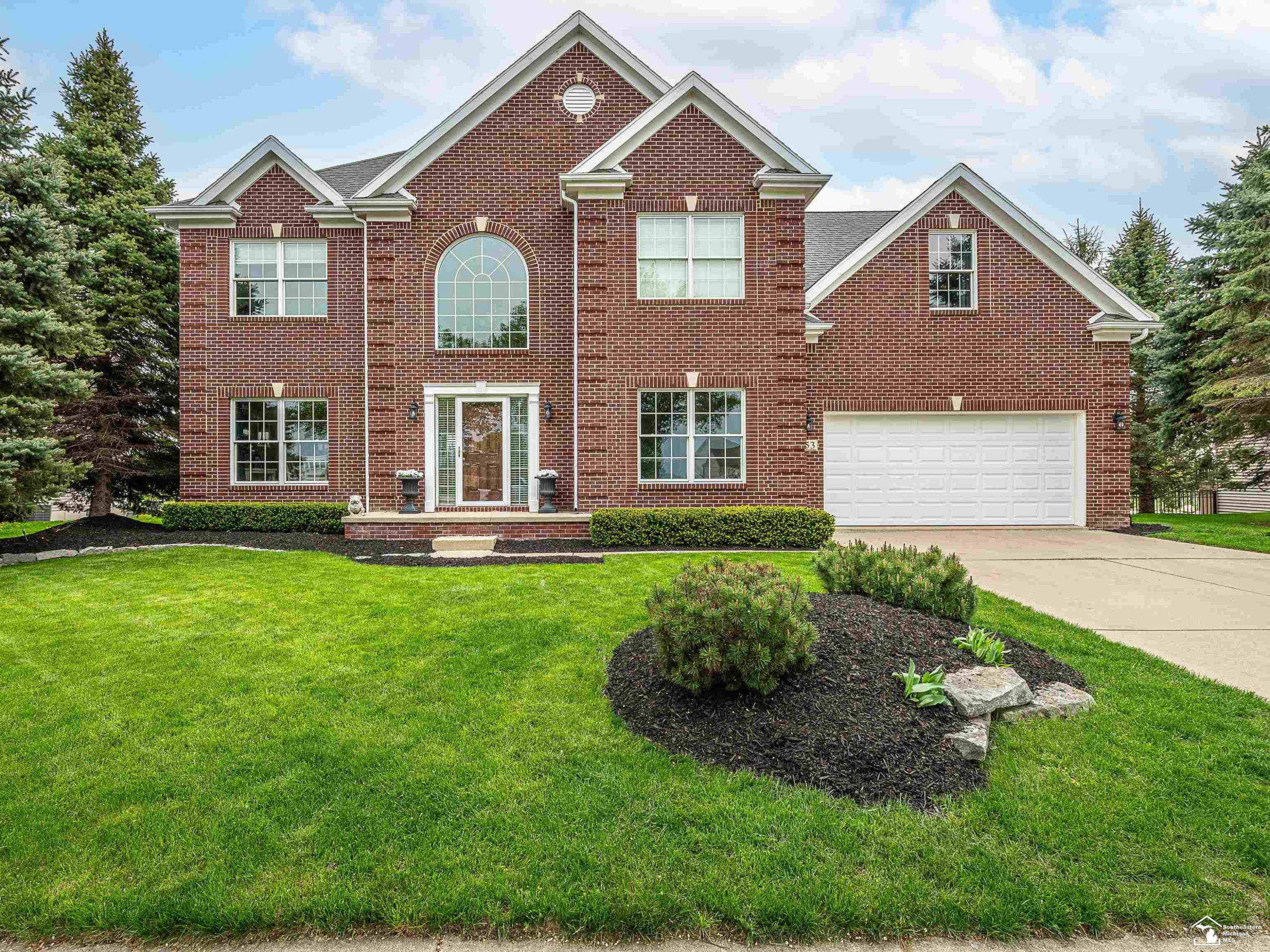 453 Corinth Circle, Dundee, MI 48131 — front exterior
