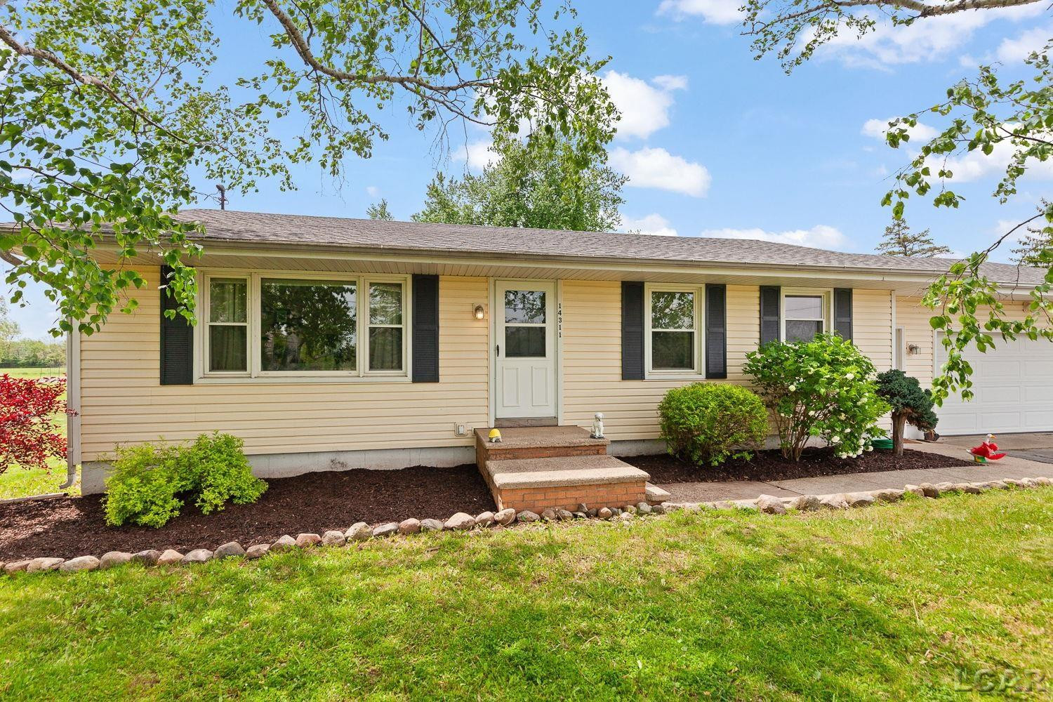 14311 Hudson Road, Hudson, MI 49247 — front exterior