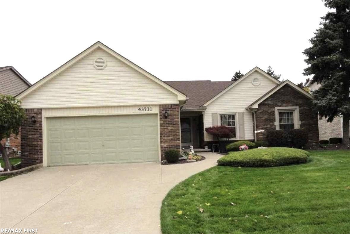 43711 Salt Creek Drive, Clinton Twp, MI 48038 — front exterior