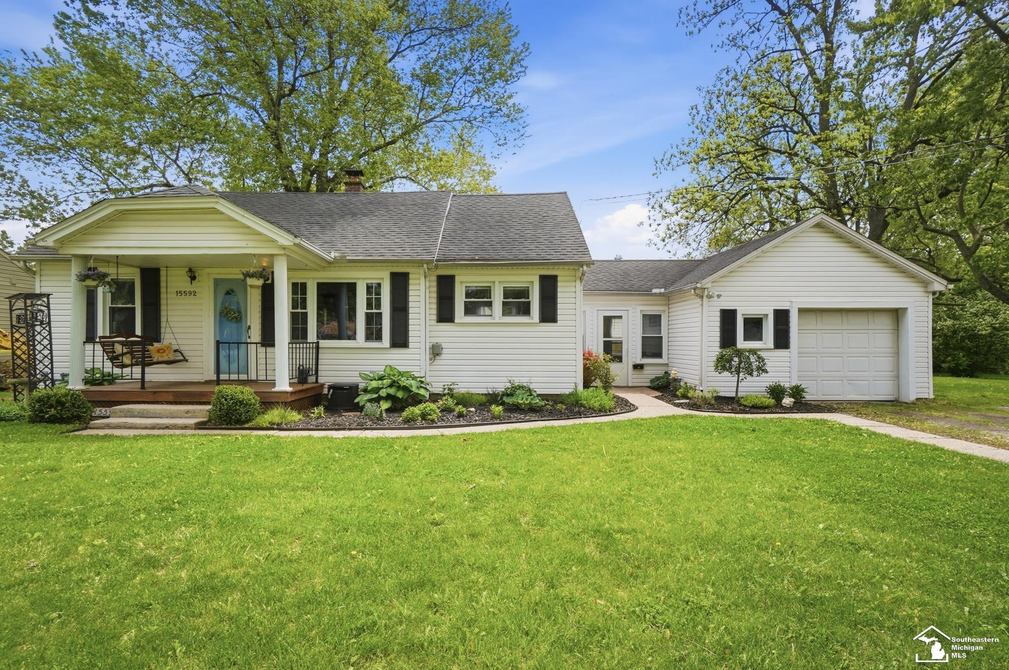 15592 Cedar Street, Monroe, MI 48161 — front exterior