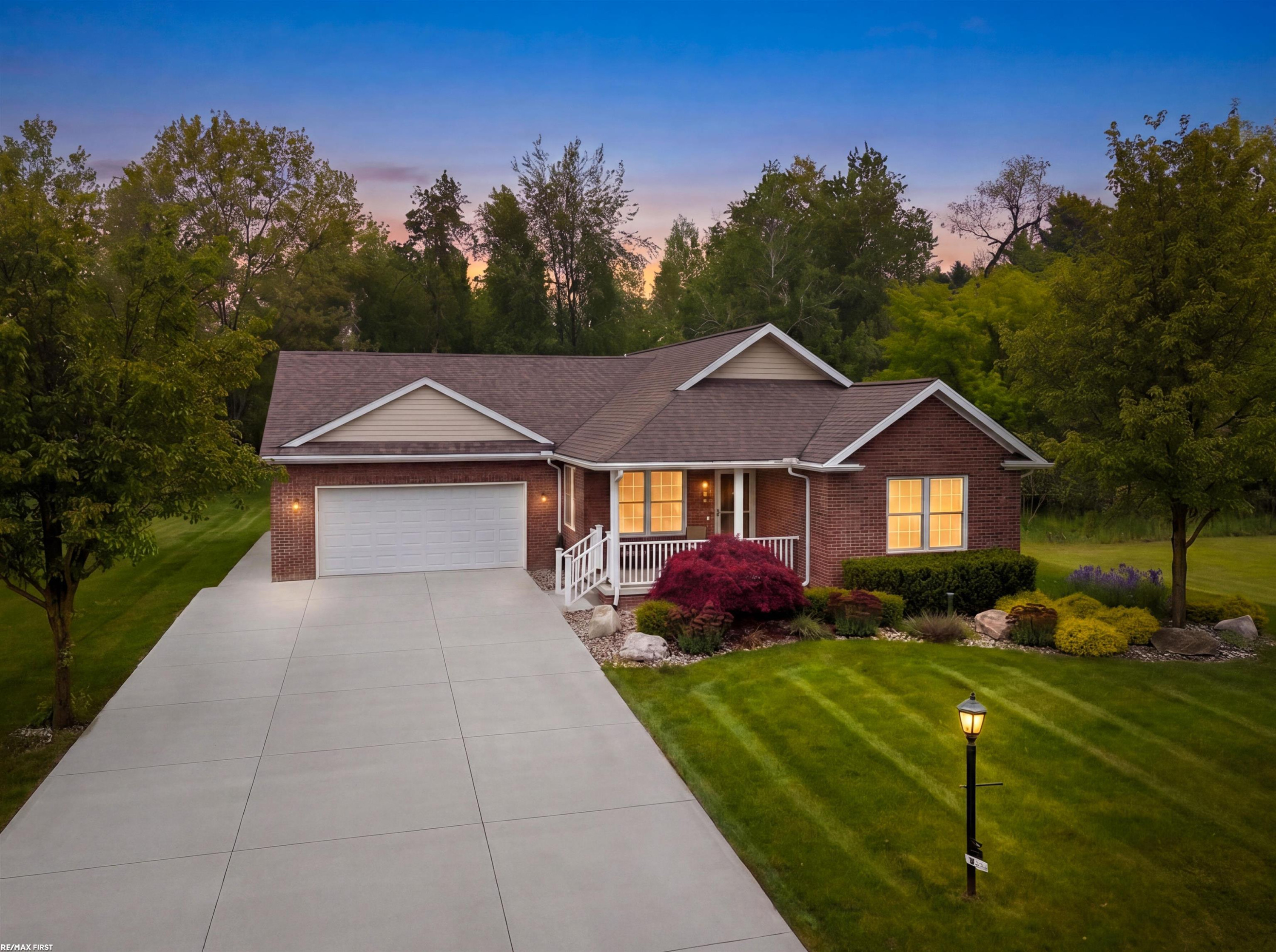 11883 Liberty Woods Drive, Washington, MI — front exterior