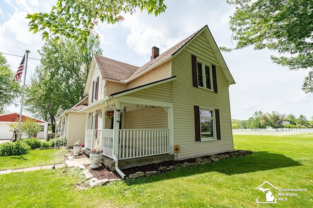1584 E Newburg Road, Carleton, MI 48117 — front exterior