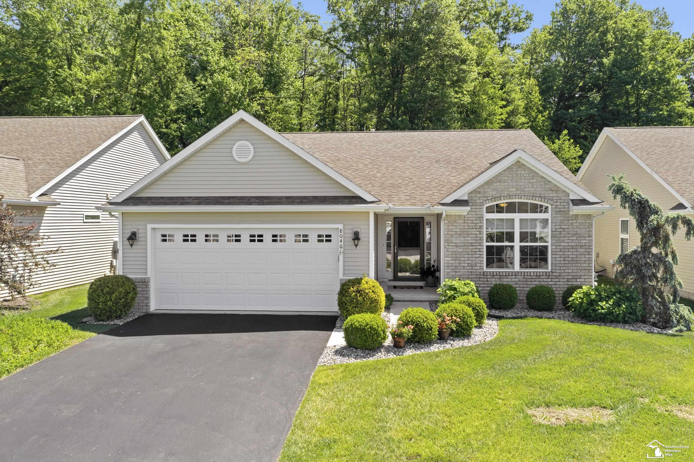 8046 Timber Wood Lane, Temperance, MI 48182 — front exterior