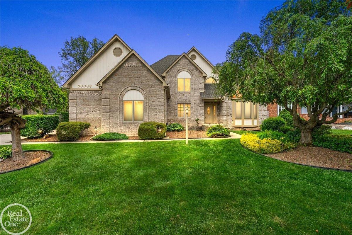 56688 Portsmouth Court, Shelby Twp, MI 48316 — front exterior