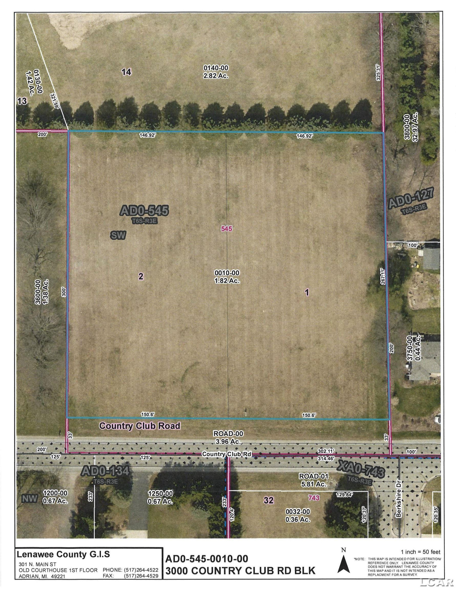 3000 Country Club Road, Adrian, MI 49221 — front exterior
