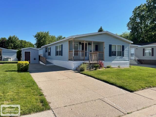 12363 Cedar Knoll Court, Shelby Twp, MI 48315 — front exterior