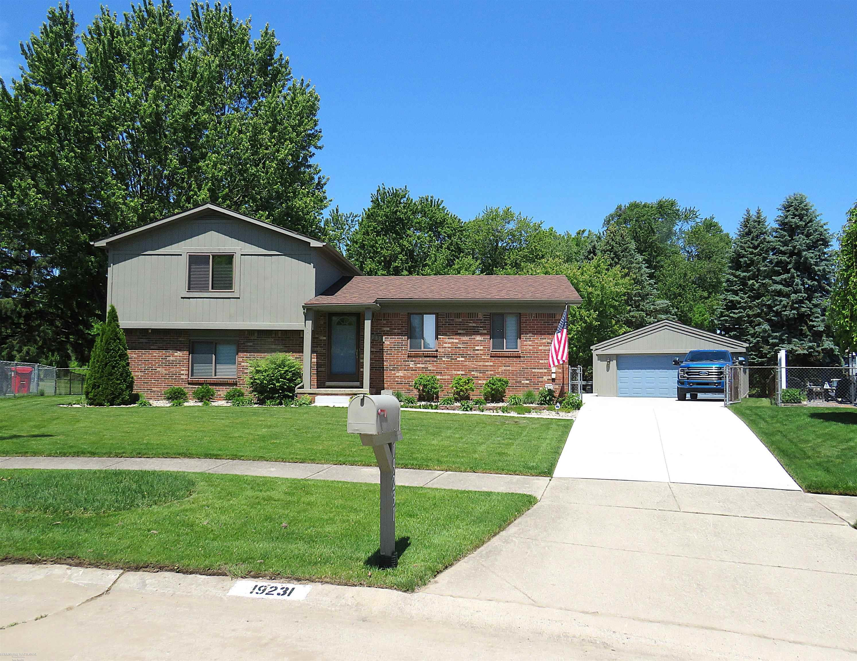 19231 Cooper Street, Clinton Twp, MI 48038 — front exterior